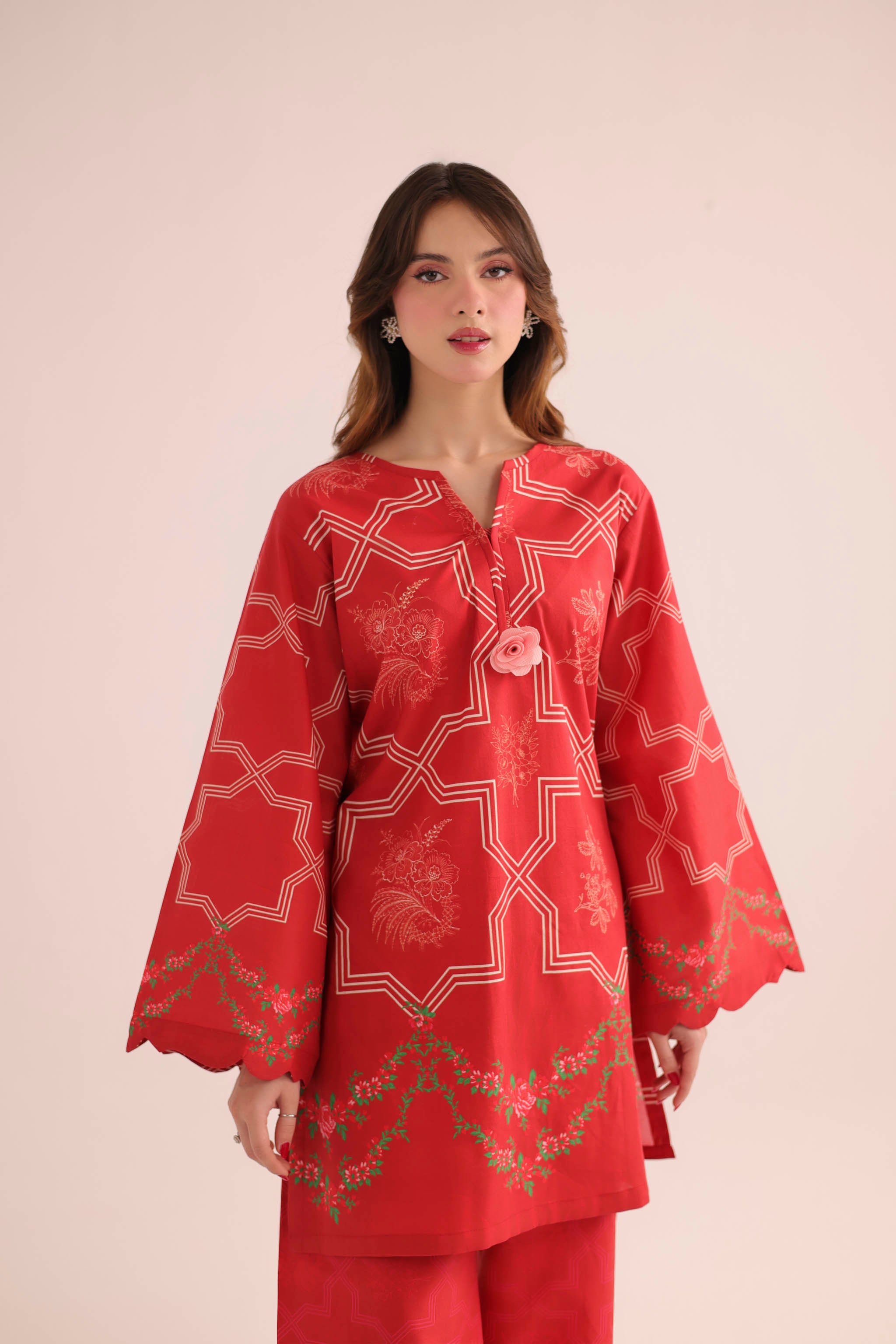 2PC Summer Lawn Dress- PRT L42726