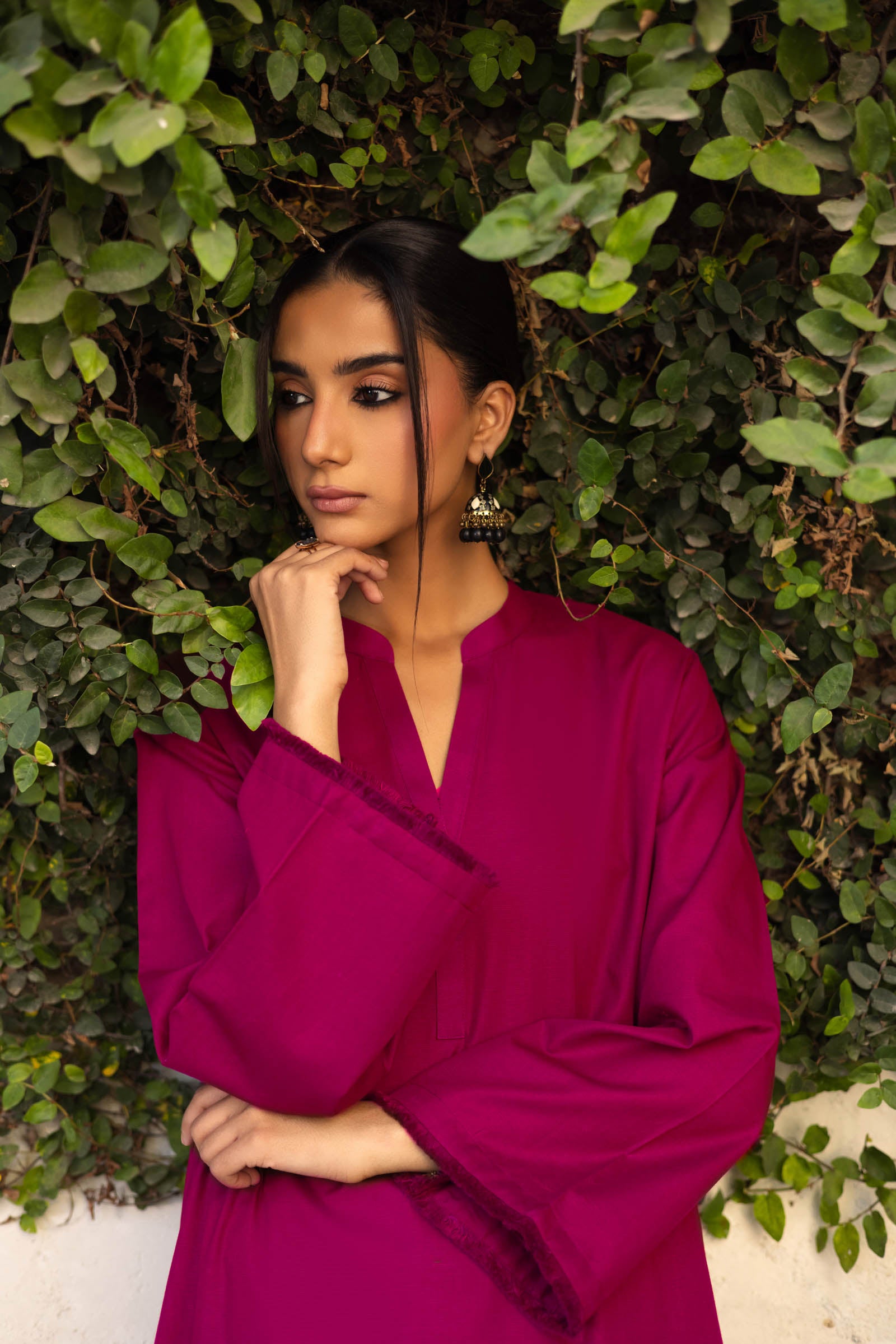 2 PC Khaddar Solid FSK 03 – Plum