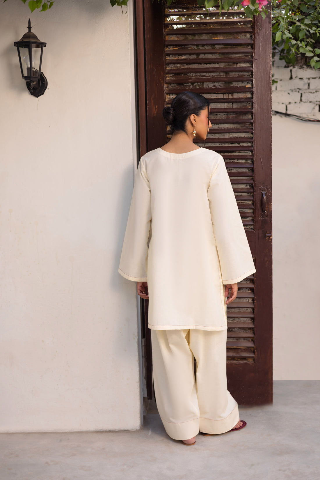 2 PC Khaddar Solid SCF 04 – Crème