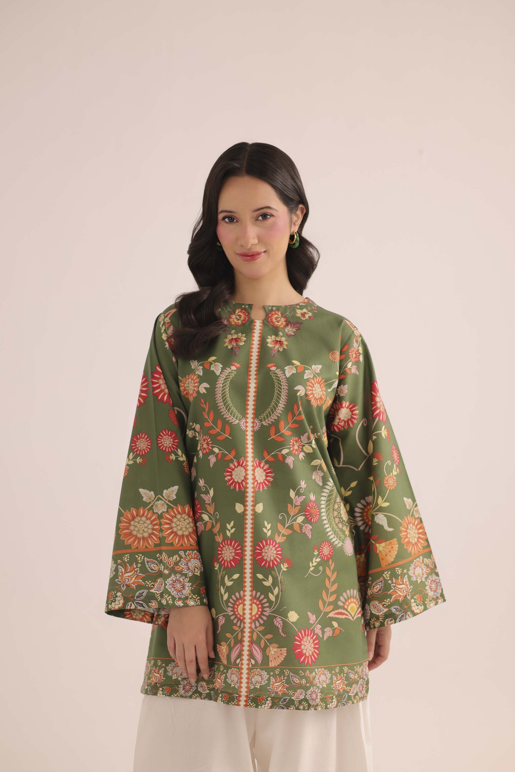 1PC Printed Lawn Kurta - PRT L43310