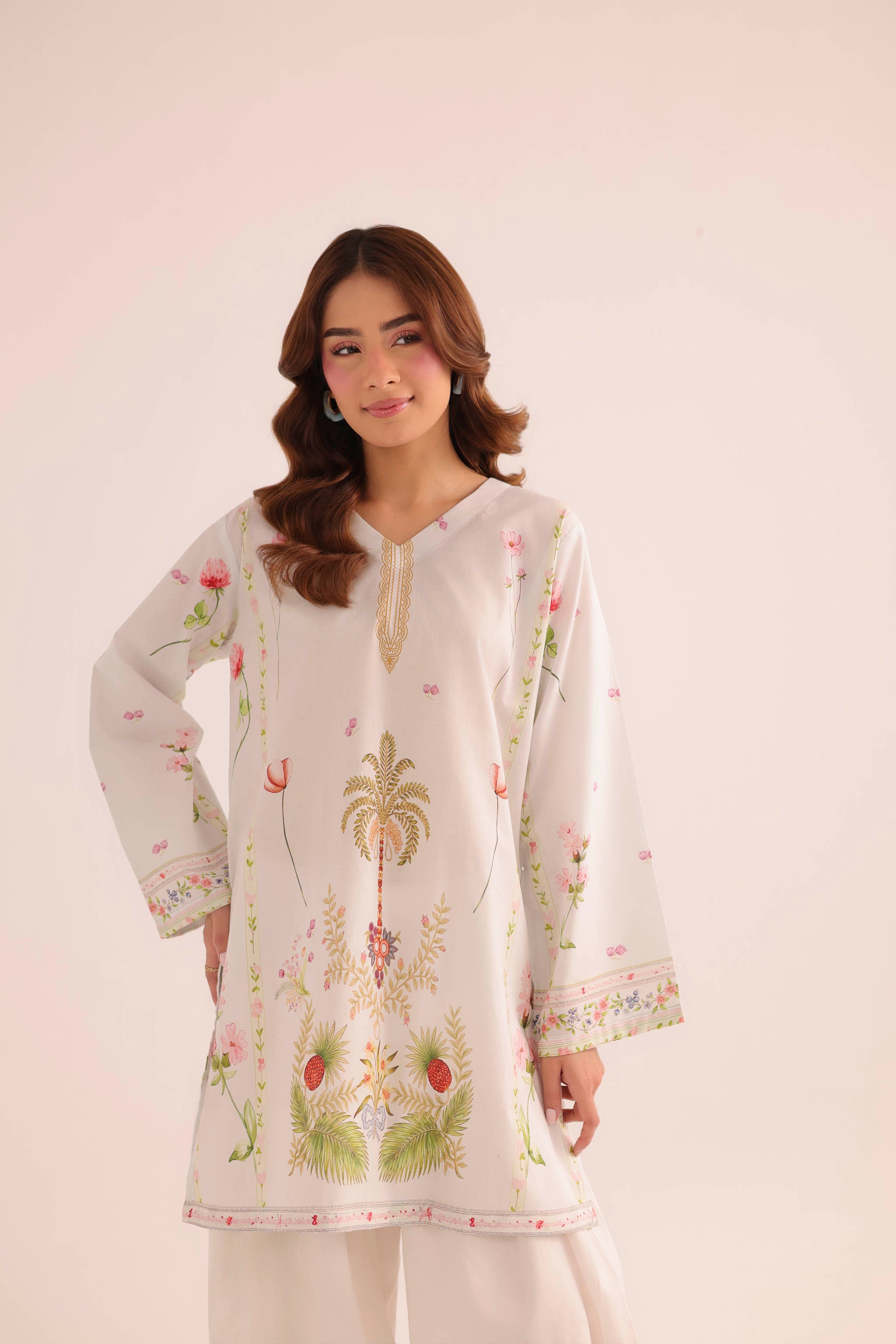 1PC Printed Lawn Kurta - PRT L43308