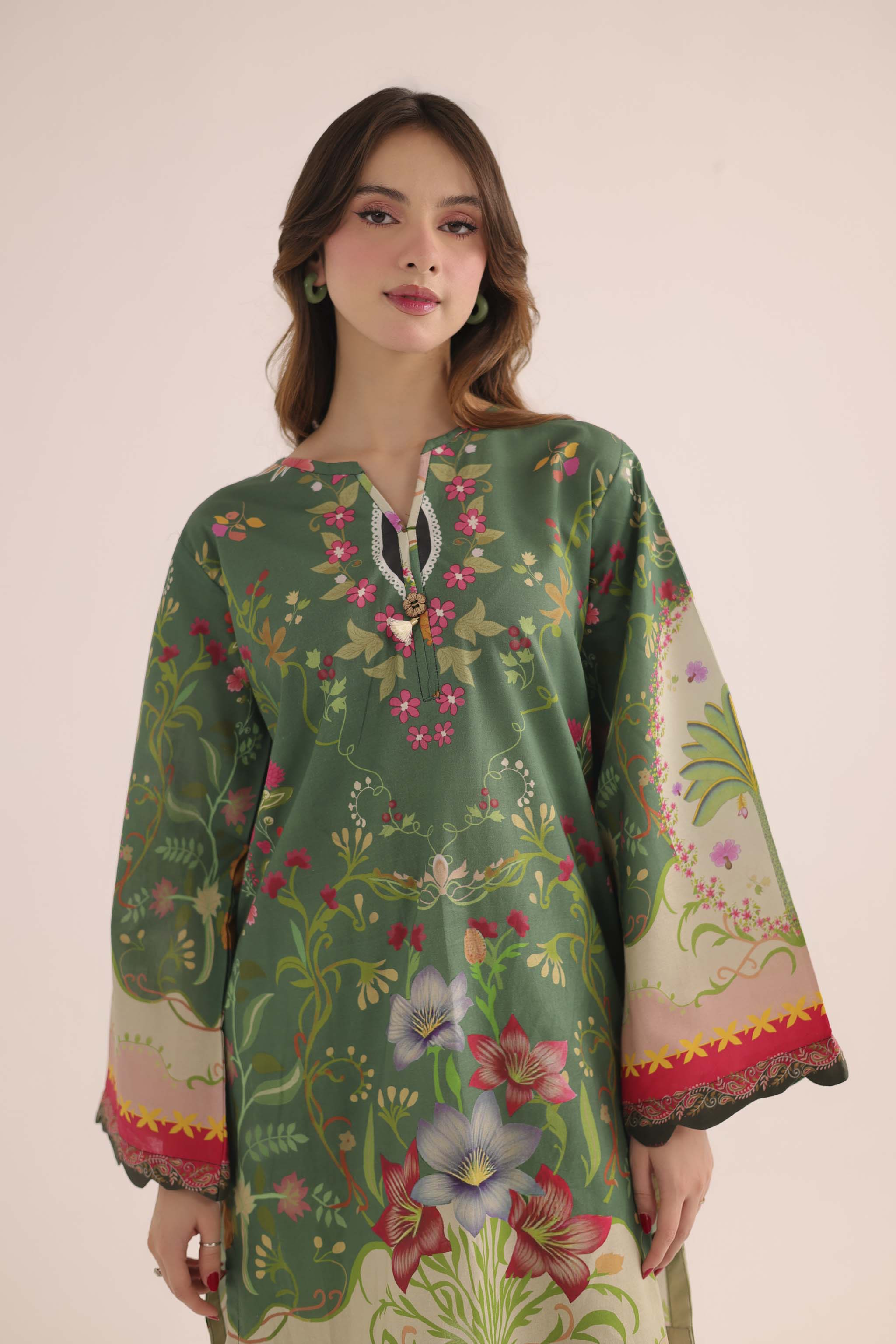 2PC Summer Lawn Dress- PRT L42956