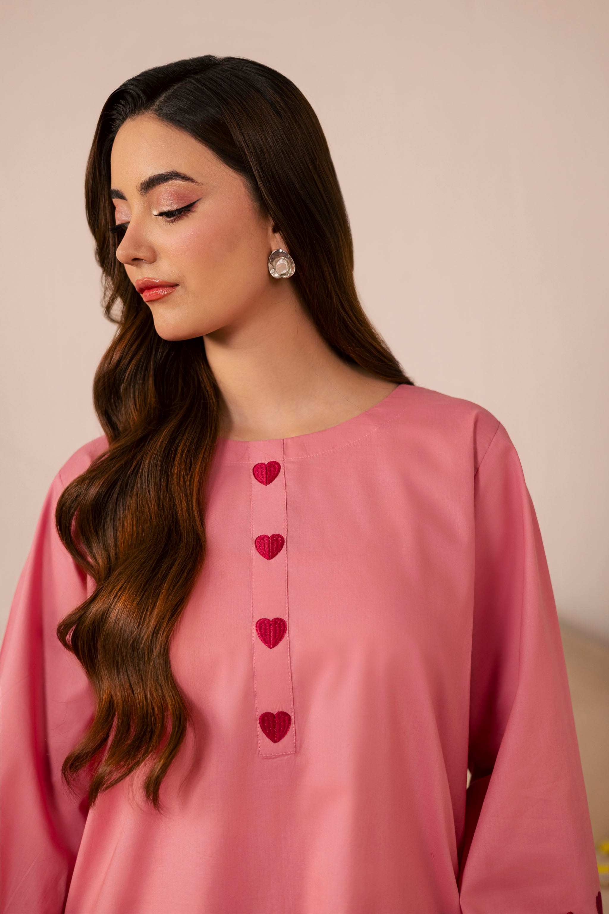 2PC Summer Embroidered Dress - 1241