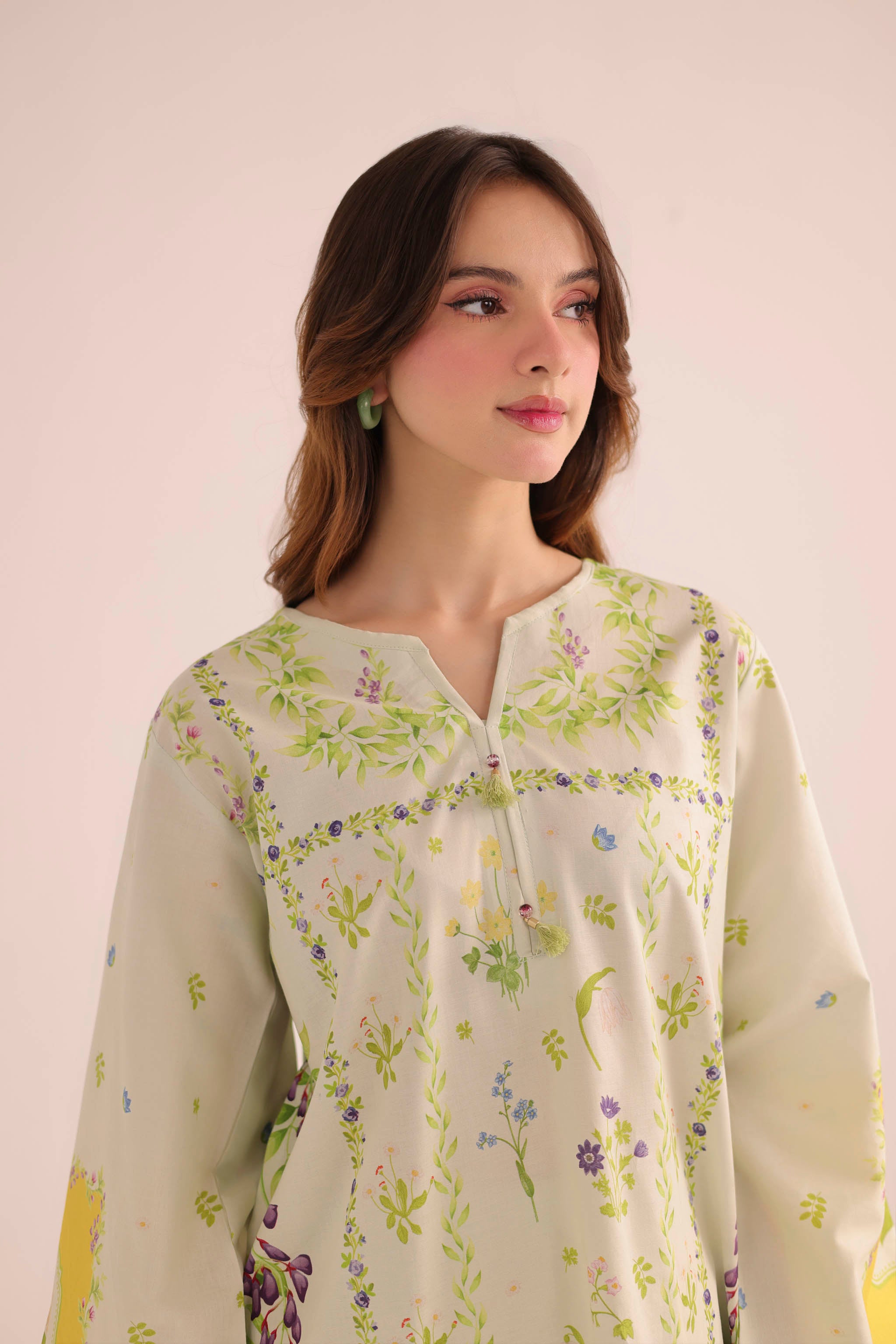 2PC Summer Lawn Dress- PRT L42968