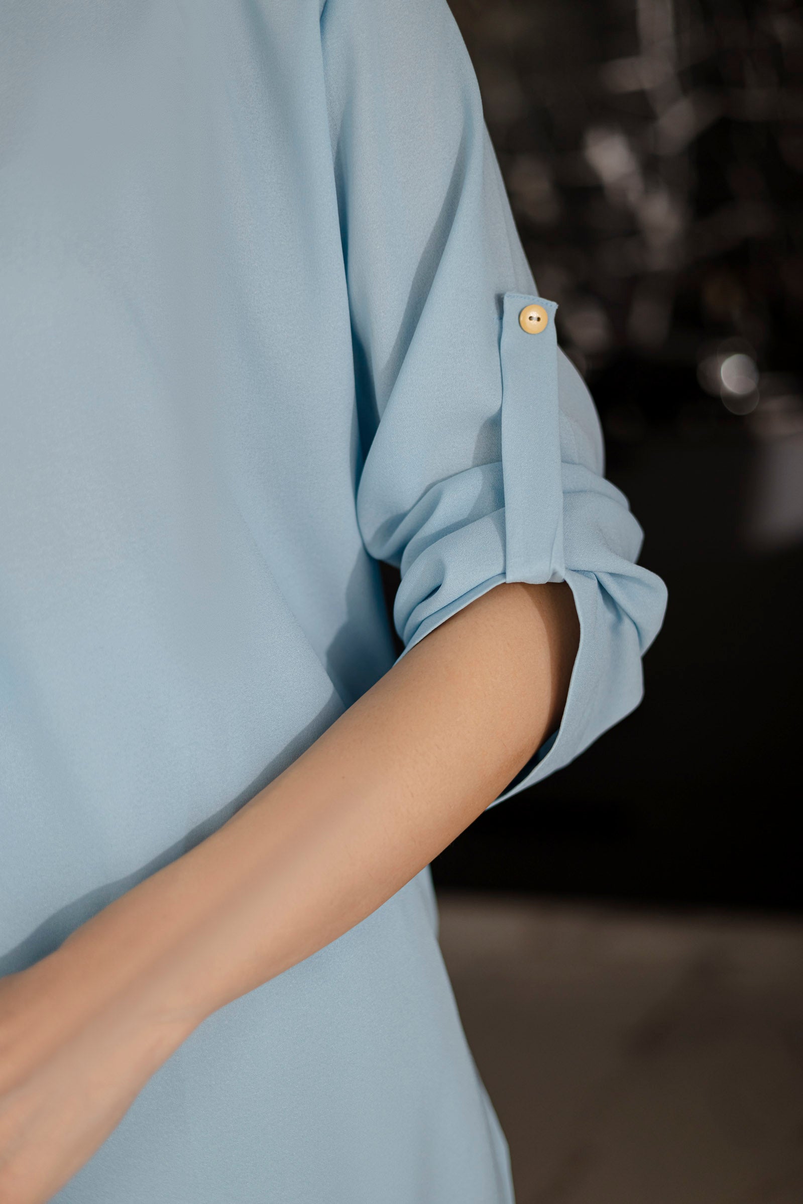 Solid 2PC Dress - SP-01 Ice Blue