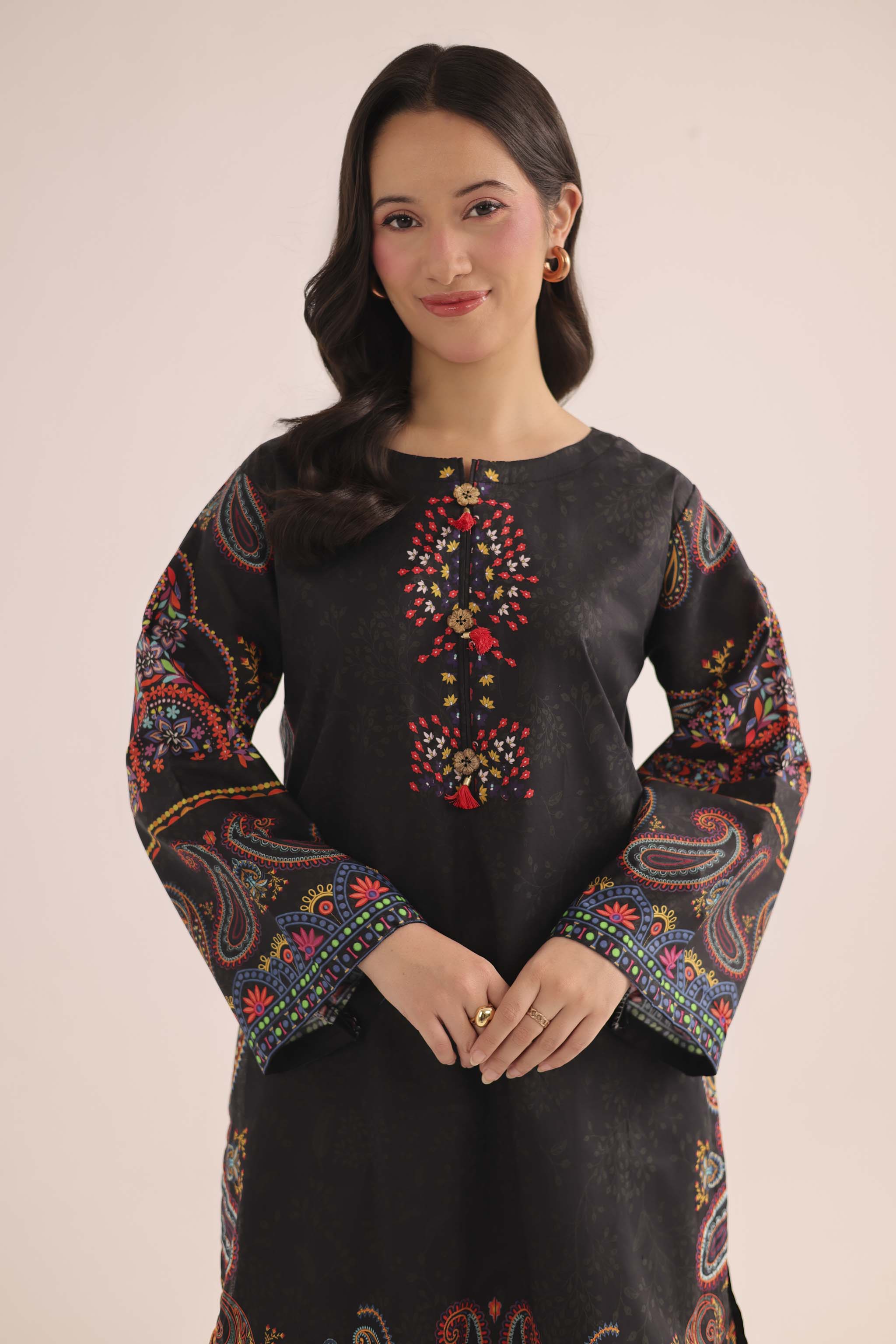 1PC Printed Lawn Kurta - PRT L43307