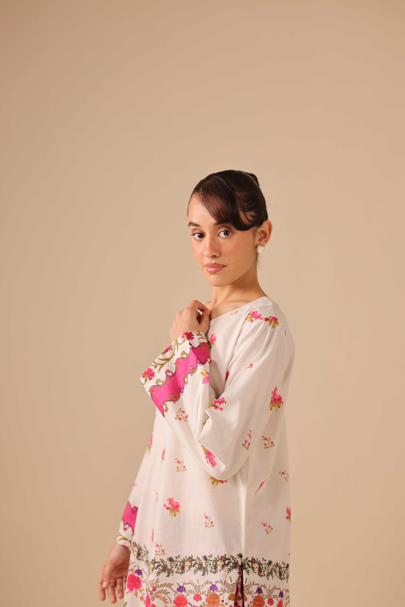 2PC Summer Lawn Dress - 44284