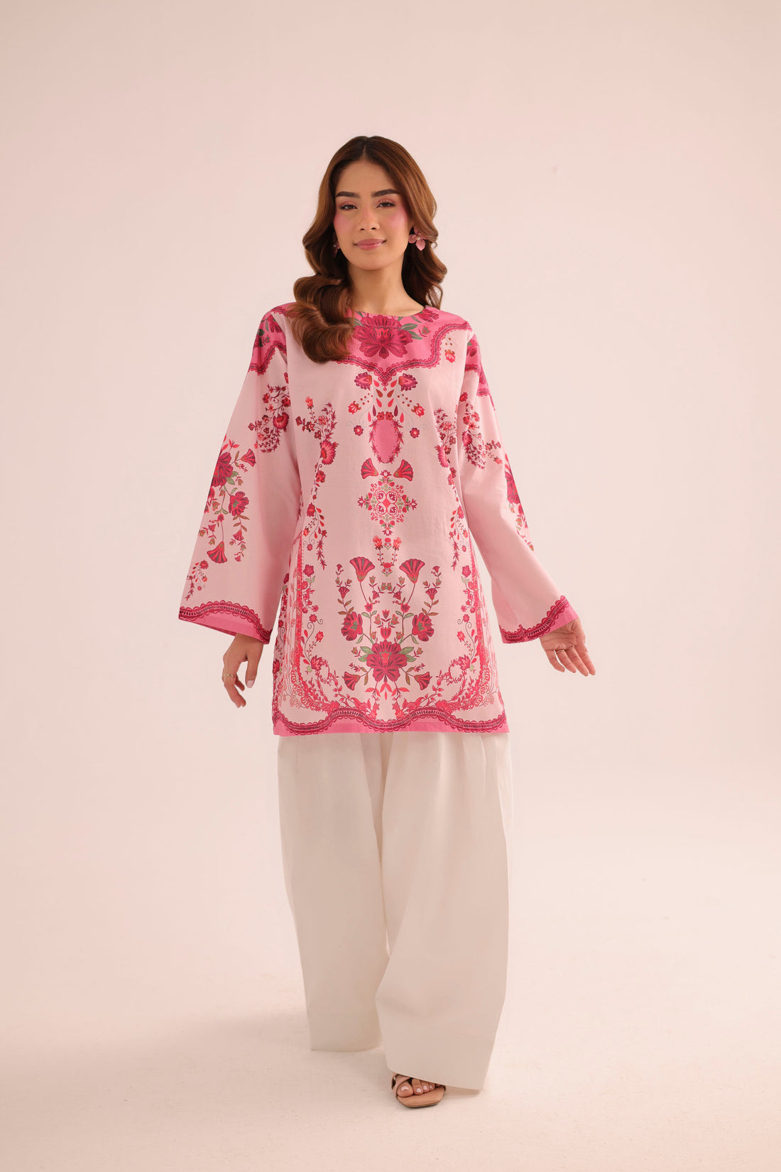 1PC Printed Lawn Kurta - PRT L43292