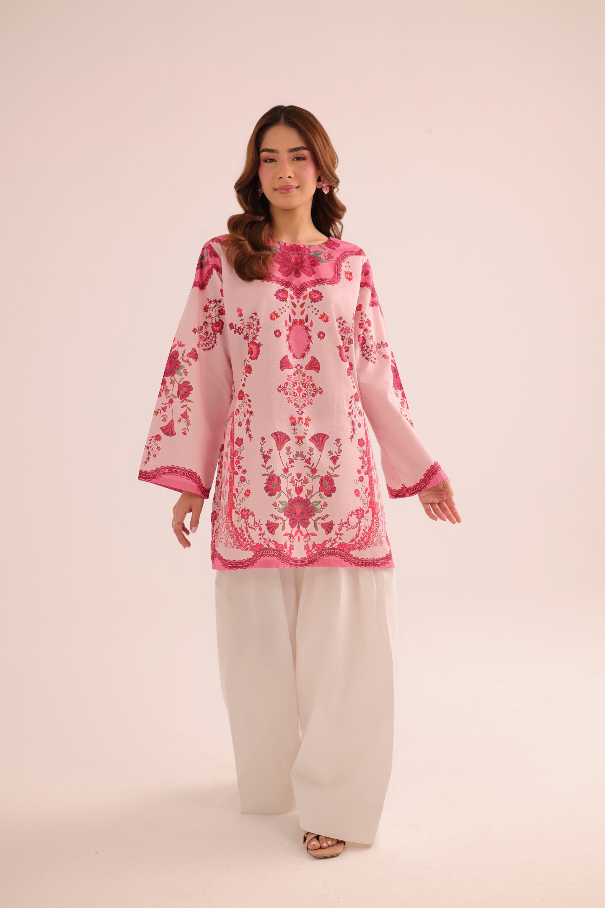 1PC Printed Lawn Kurta - PRT L43292