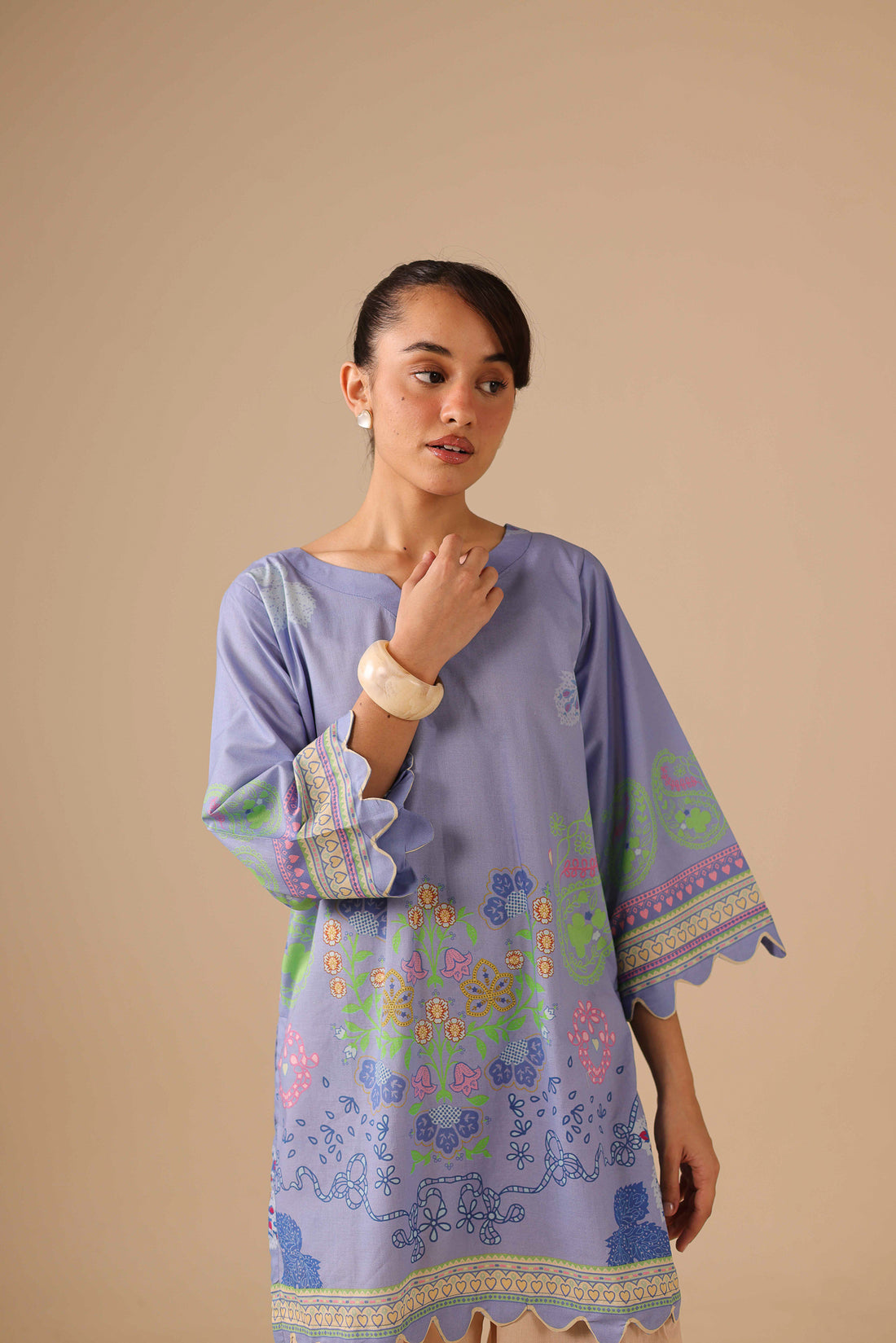 2PC Summer Lawn Dress - 44251