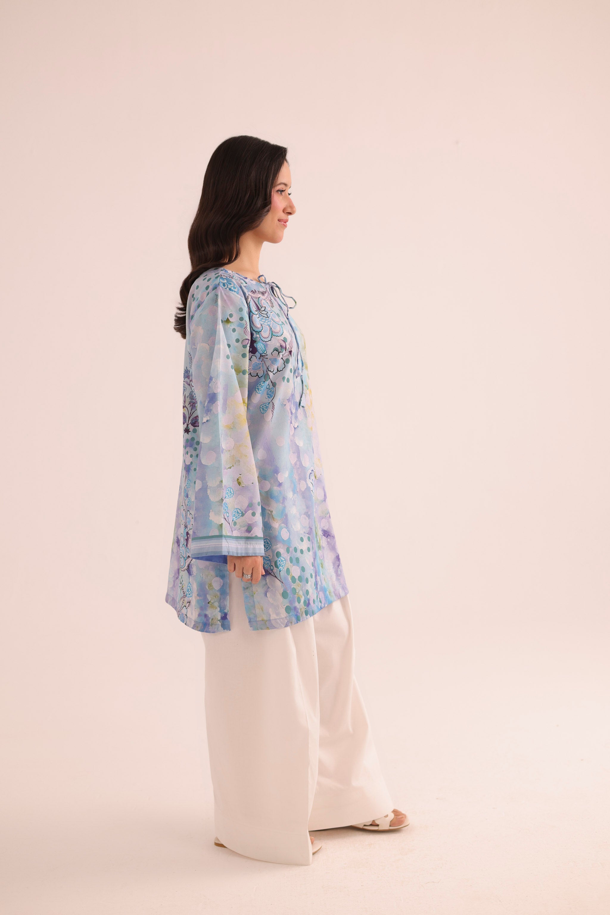 1PC Printed Lawn Kurta - PRT L43303