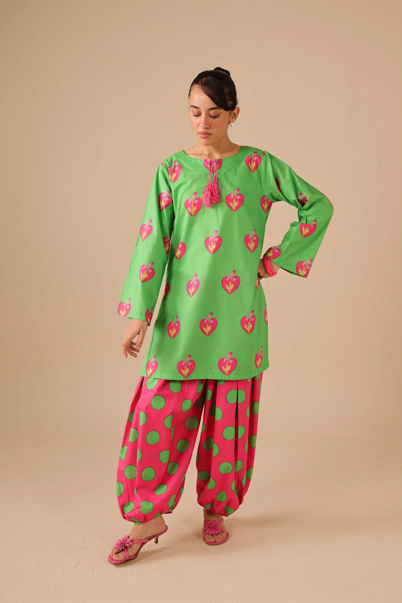 2PC Summer Lawn Dress - 44244
