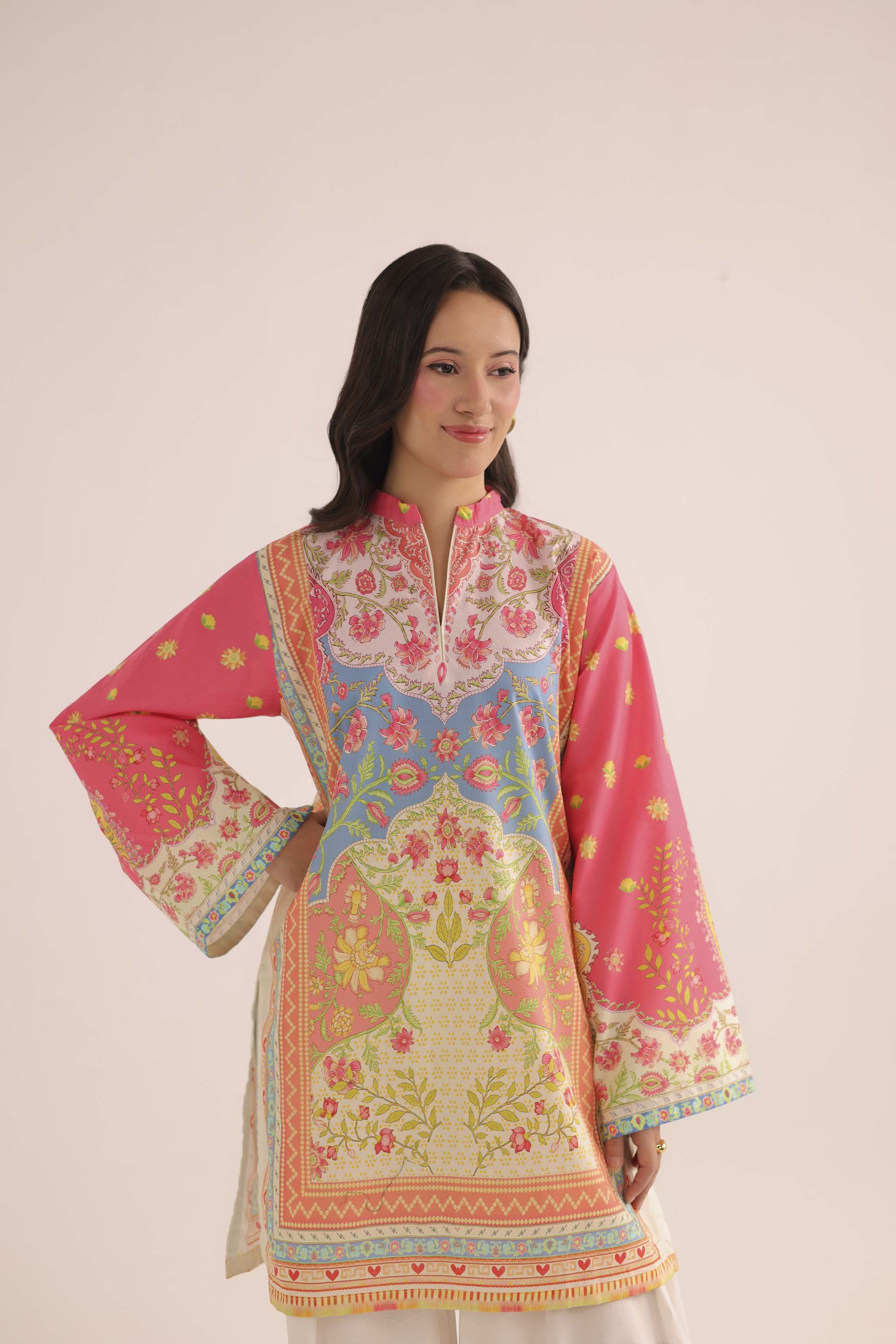 1PC Printed Lawn Kurta - PRT L43297