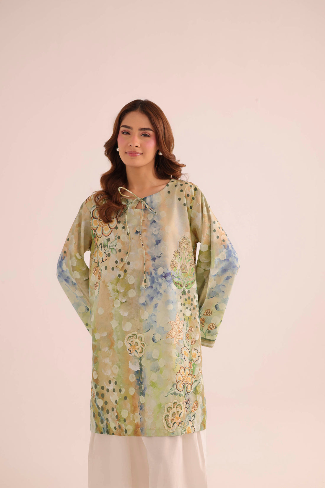 1PC Printed Lawn Kurta - PRT L43302