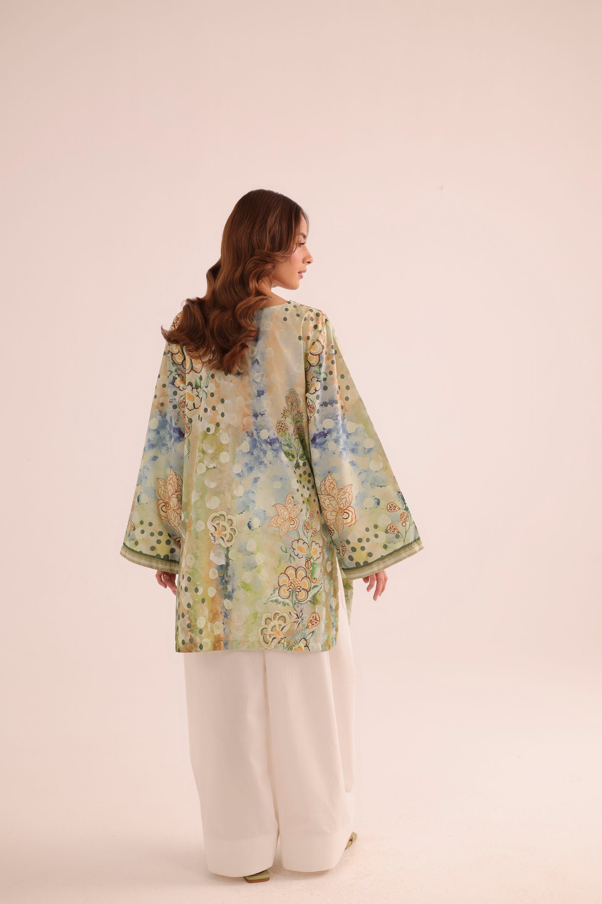 1PC Printed Lawn Kurta - PRT L43302