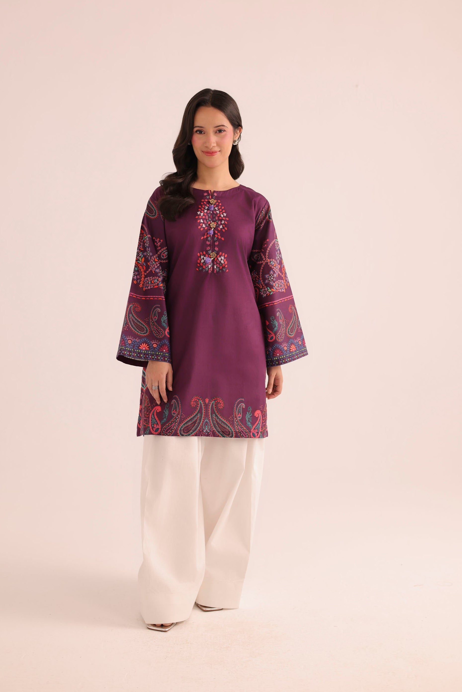 1PC Printed Lawn Kurta - PRT L43306