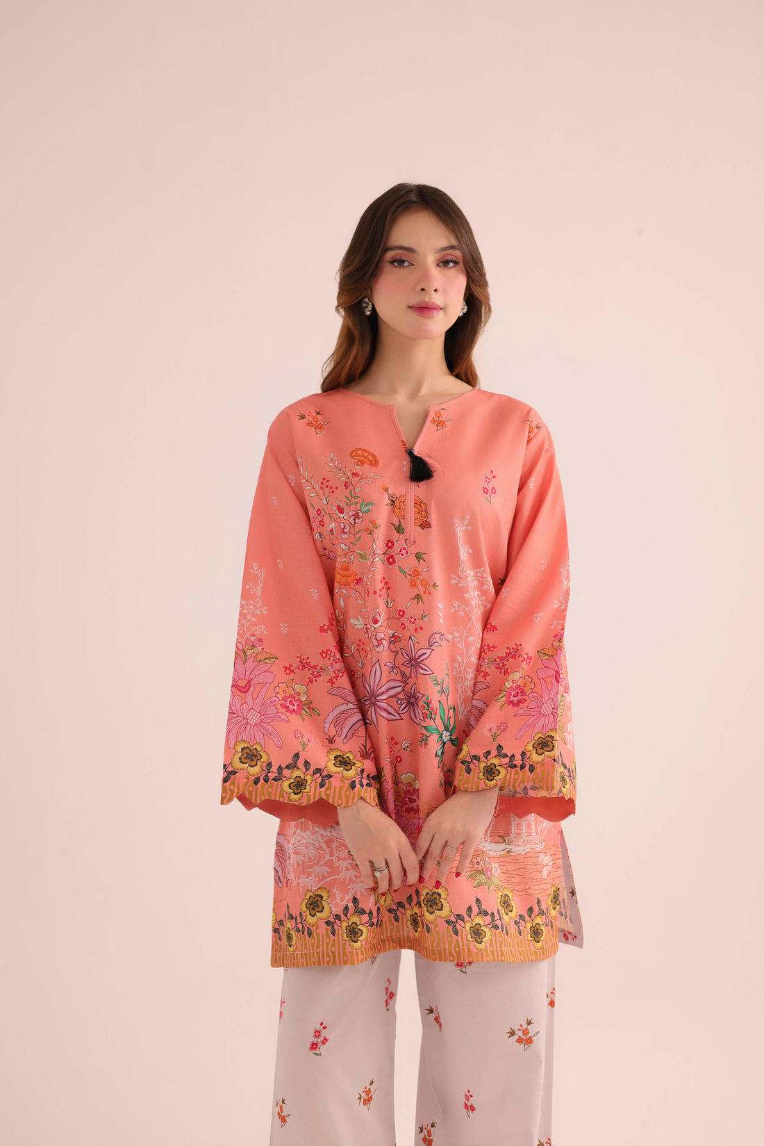 2PC Summer Lawn Dress- PRT L42984