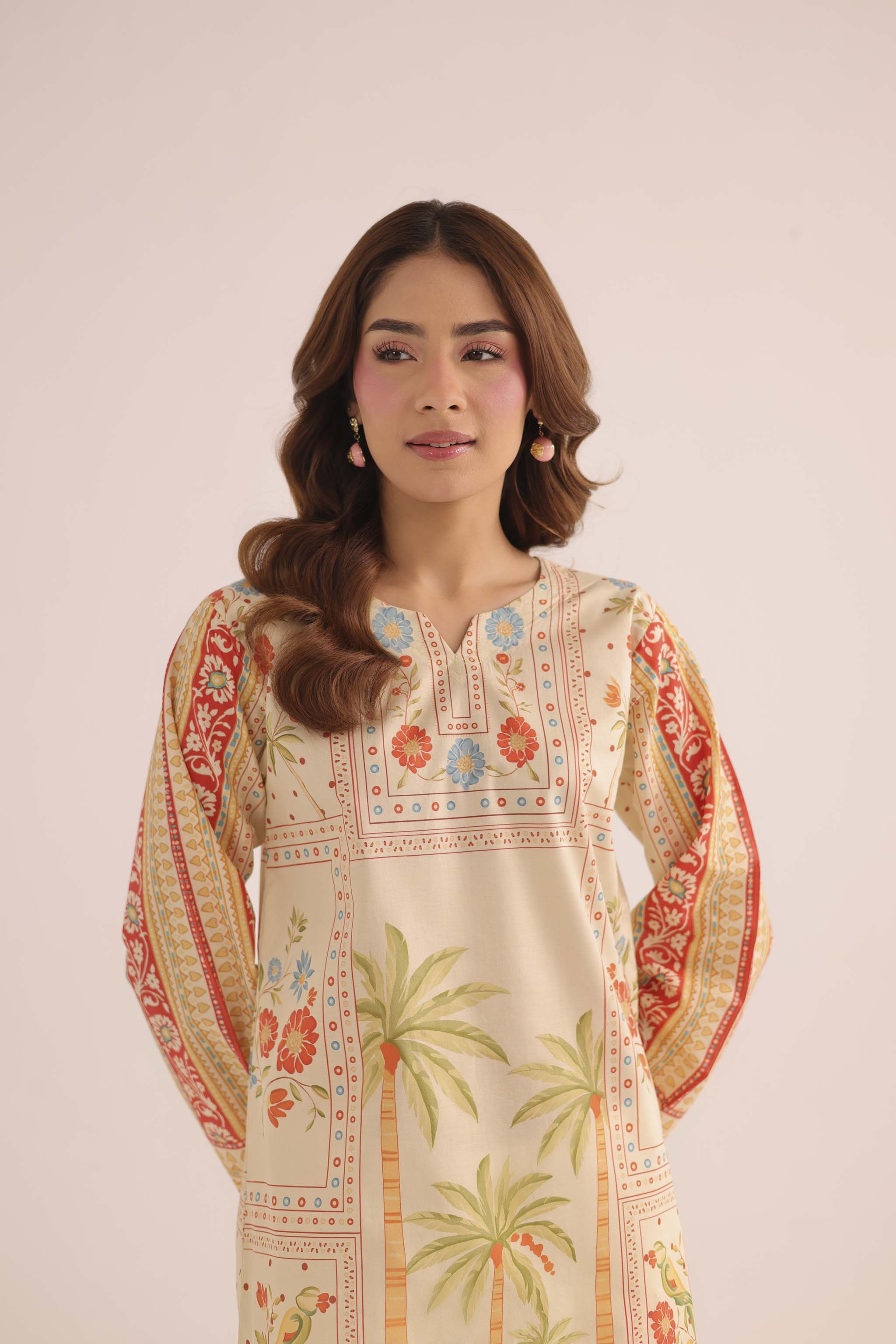 1PC Printed Lawn Kurta - PRT L43281