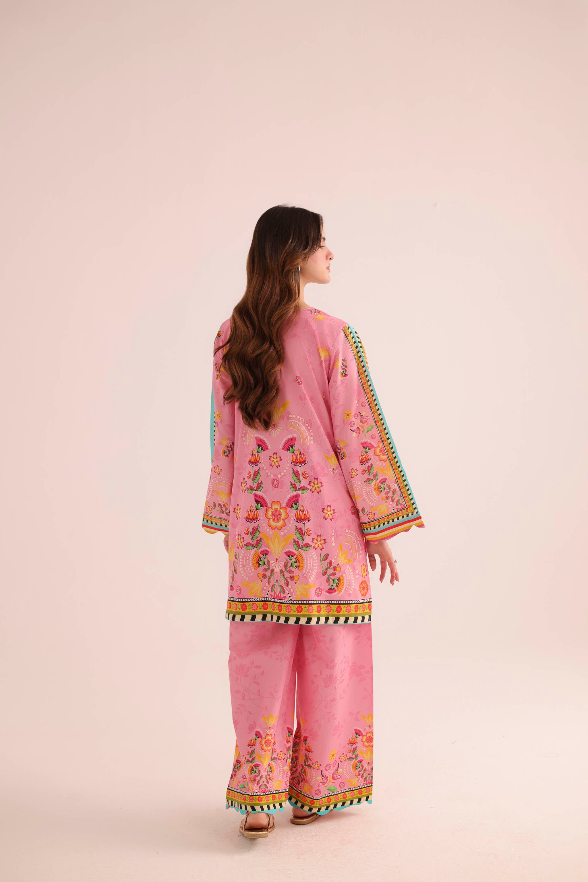 2PC Summer Lawn Dress- PRT L42946