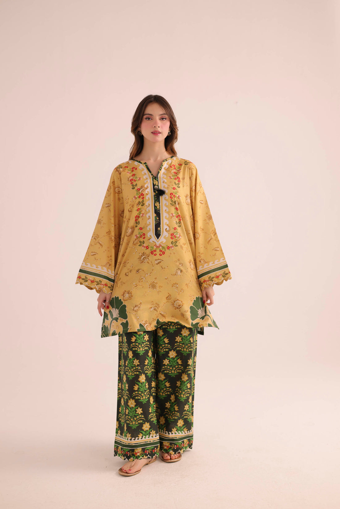 2PC Summer Lawn Dress- PRT L42957