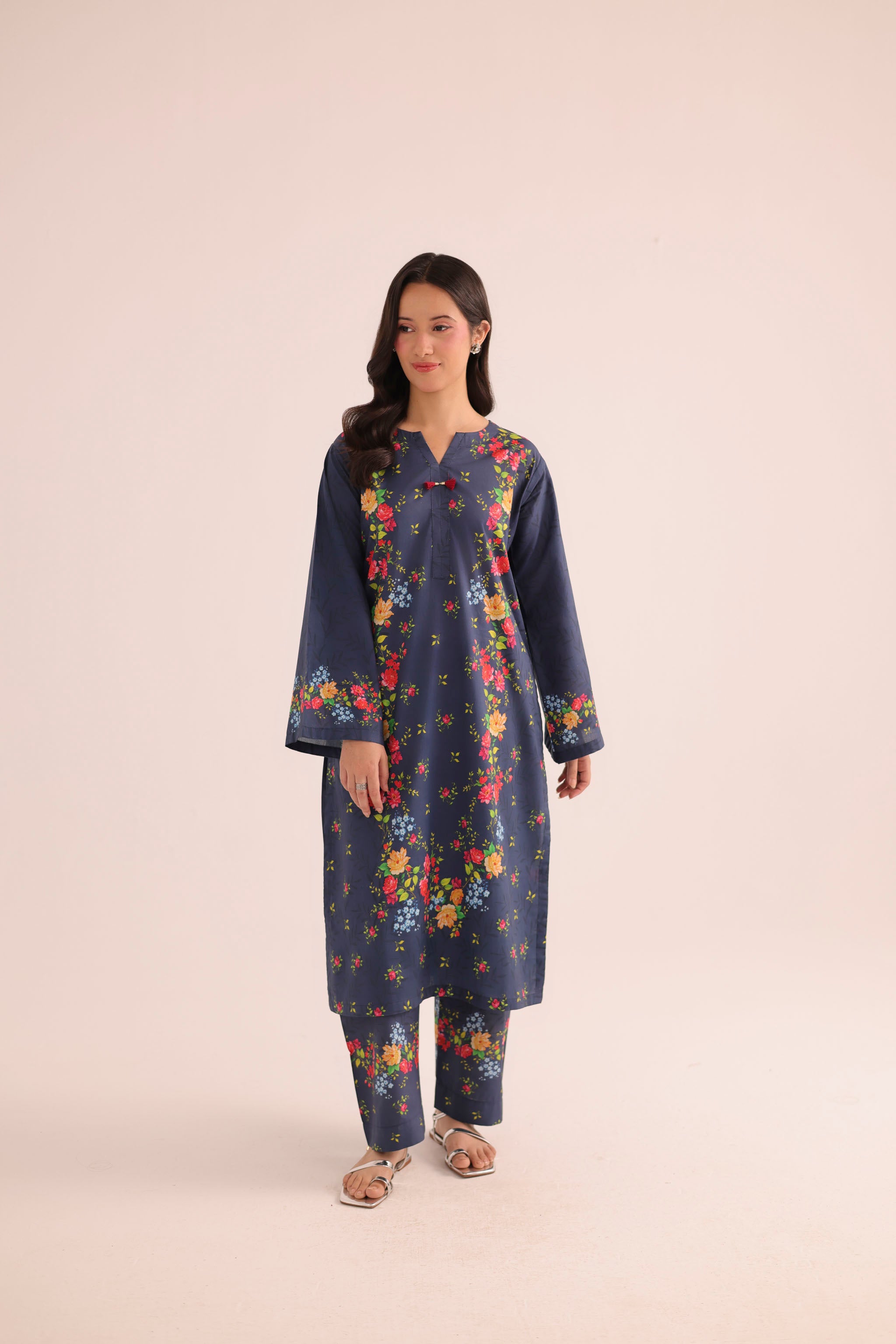2PC Summer Lawn Dress- PRT L42729