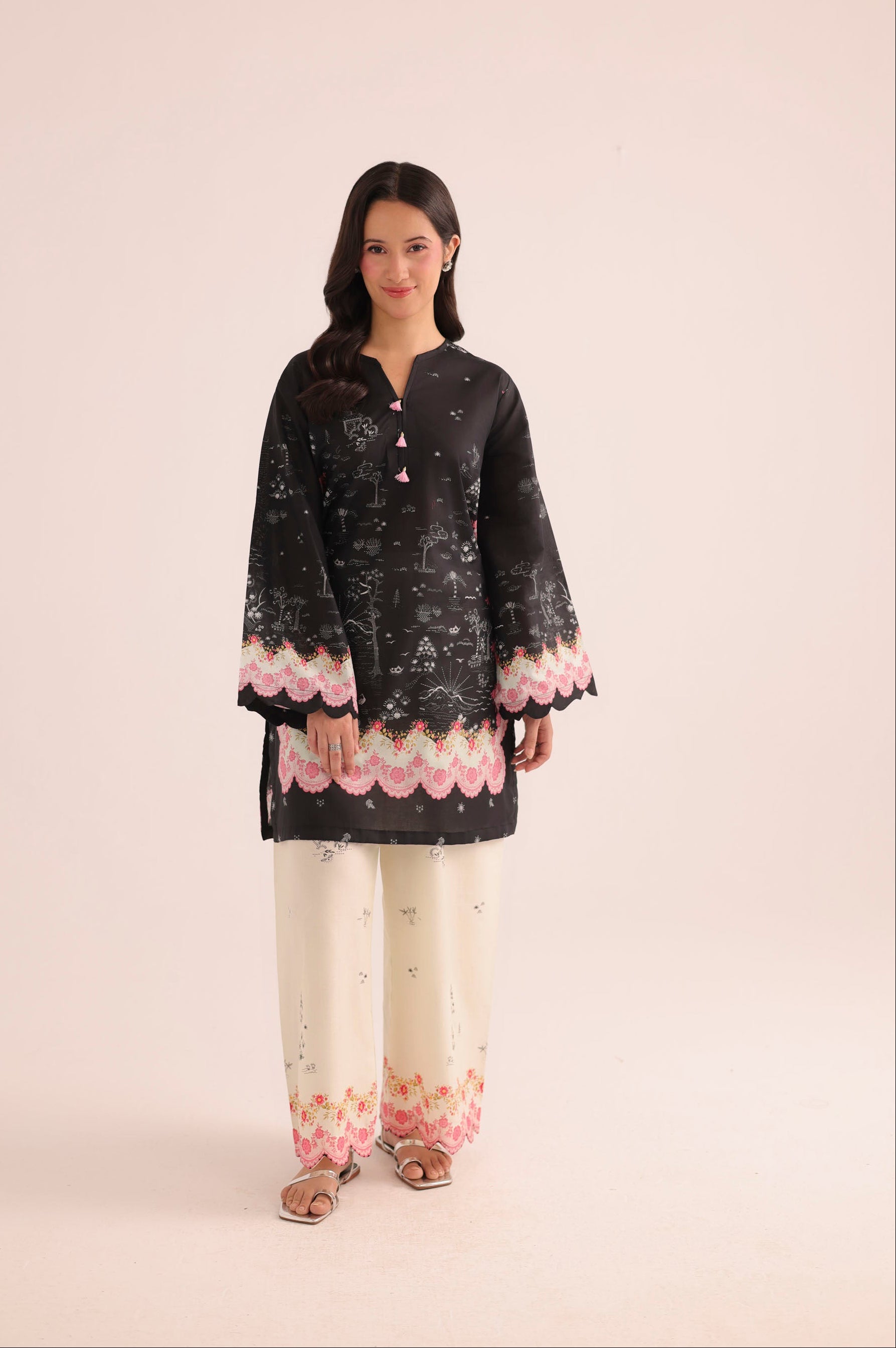 2PC Summer Lawn Dress- PRT L42951