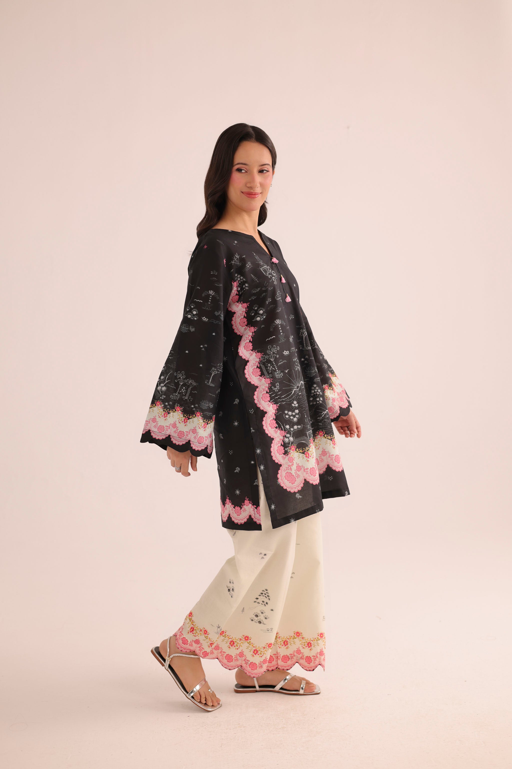 2PC Summer Lawn Dress- PRT L42951