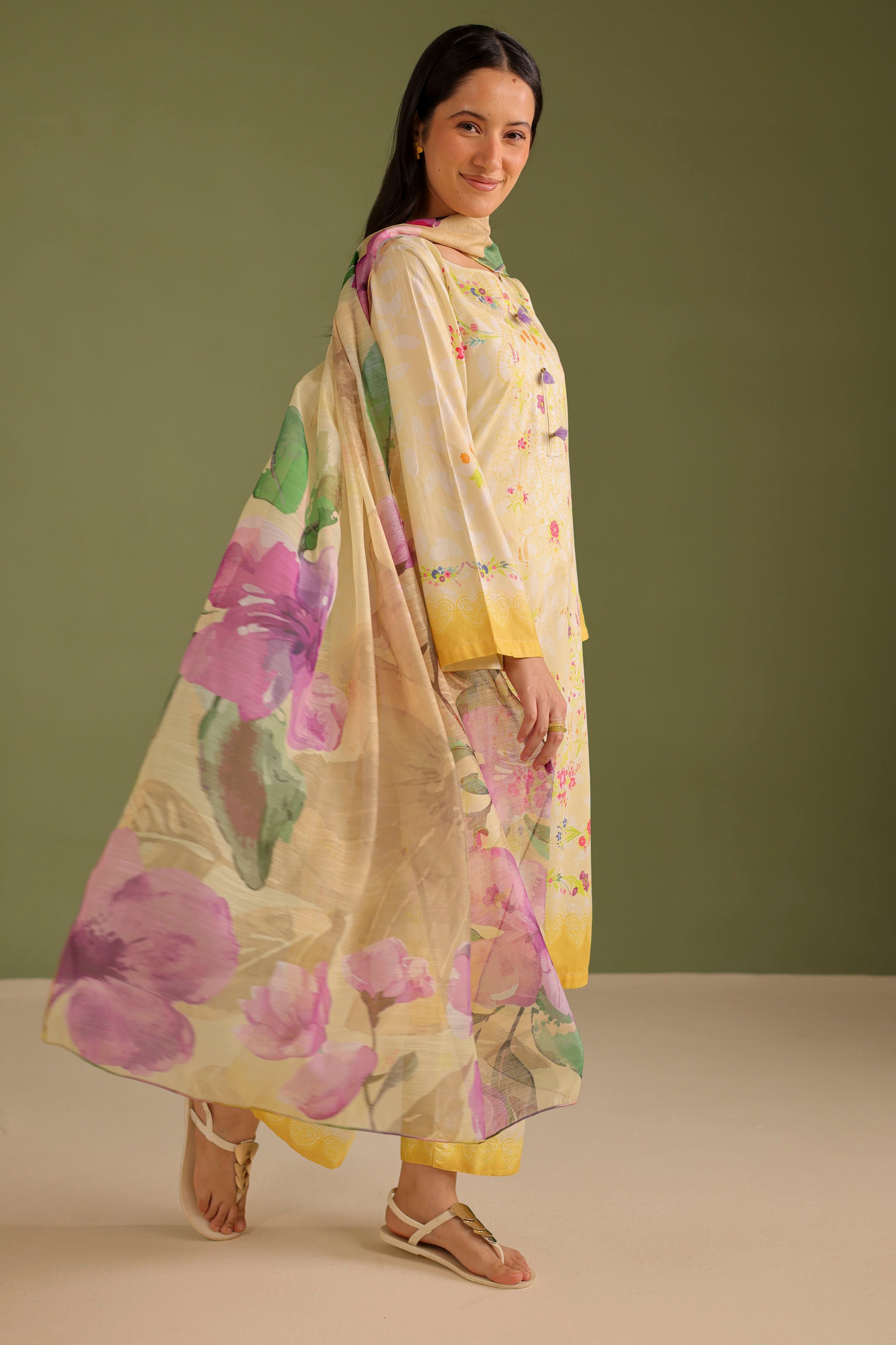 3PC Printed Lawn Suit - 42681