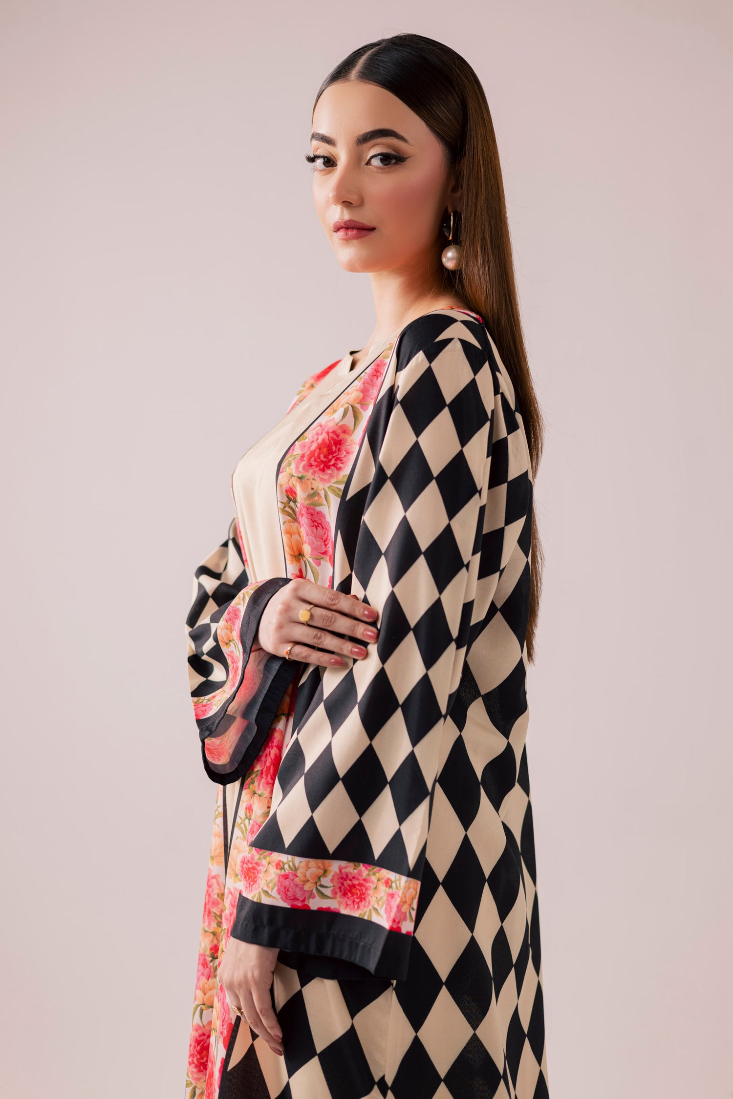 KF38 - Printed Kaftaan