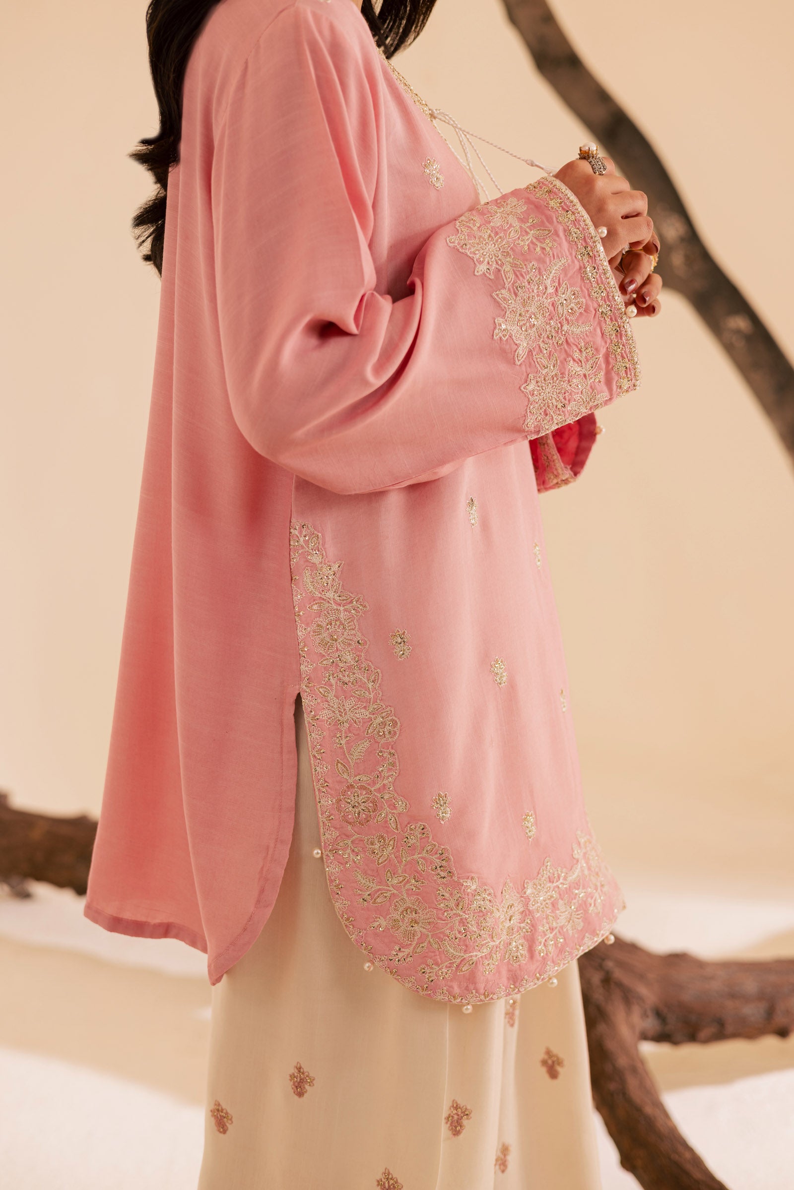 3PC Luxury Embroidered Dress- RSPP09