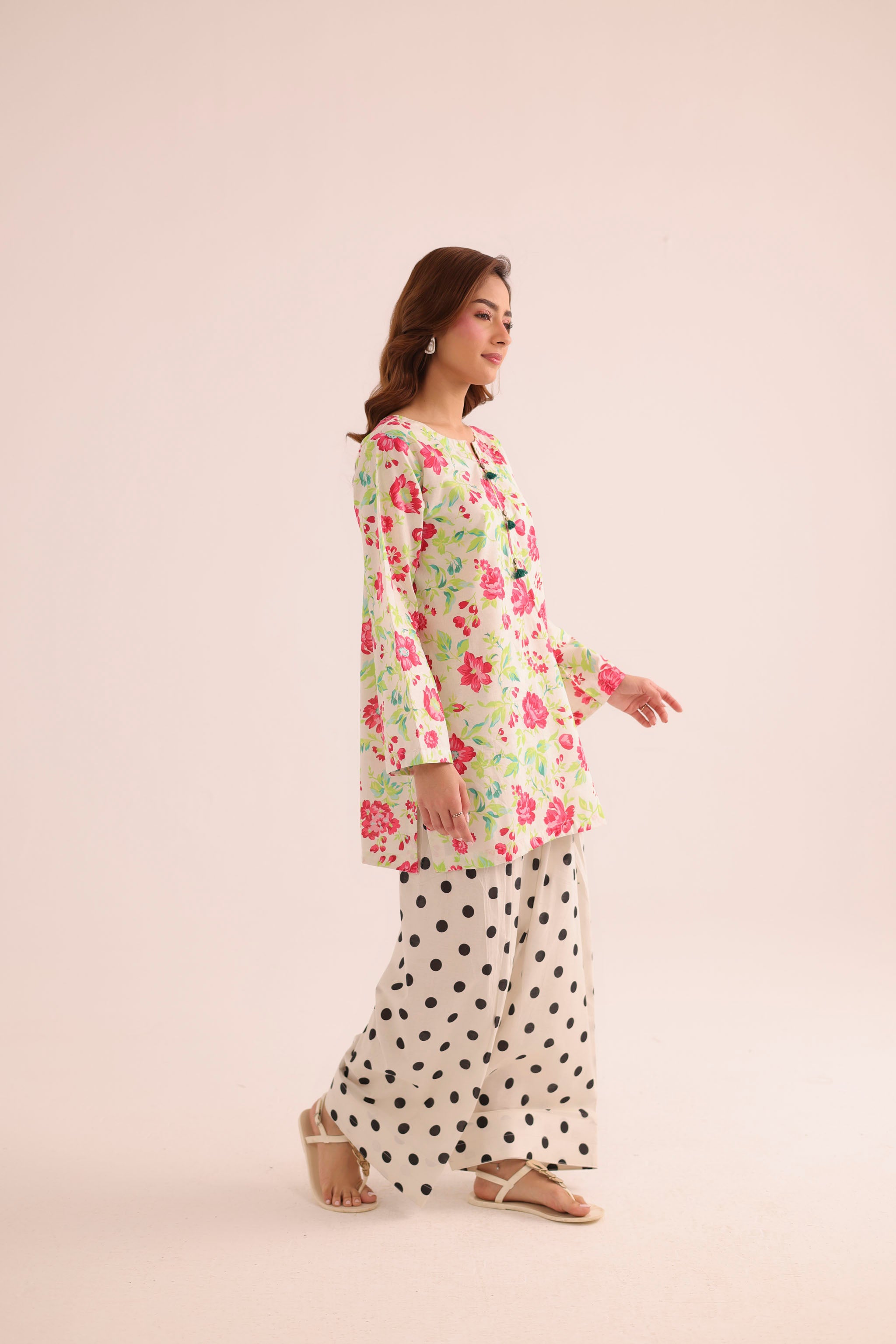 2PC Summer Lawn Dress- PRT L42727
