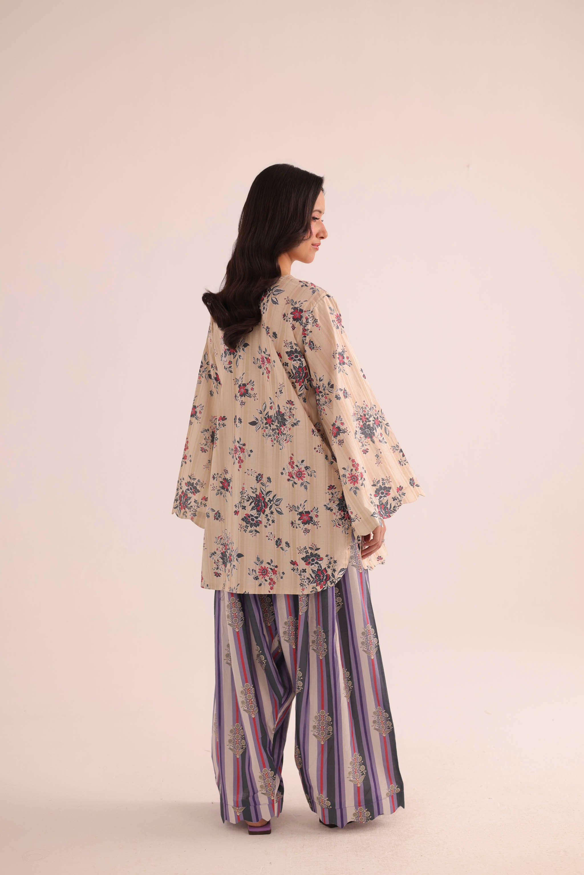 2PC Summer Lawn Dress- PRT L42198