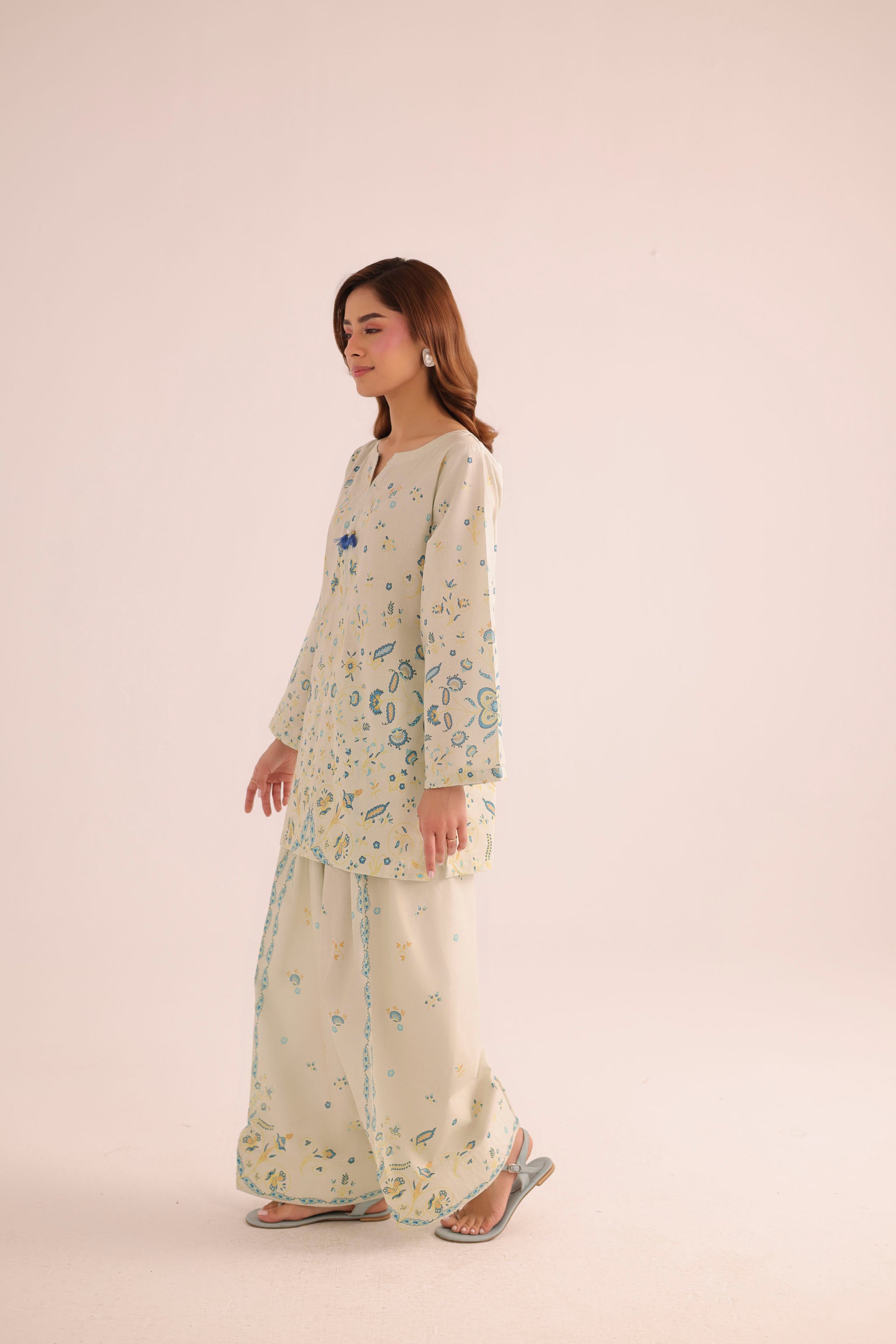 2PC Summer Lawn Dress- PRT L42950