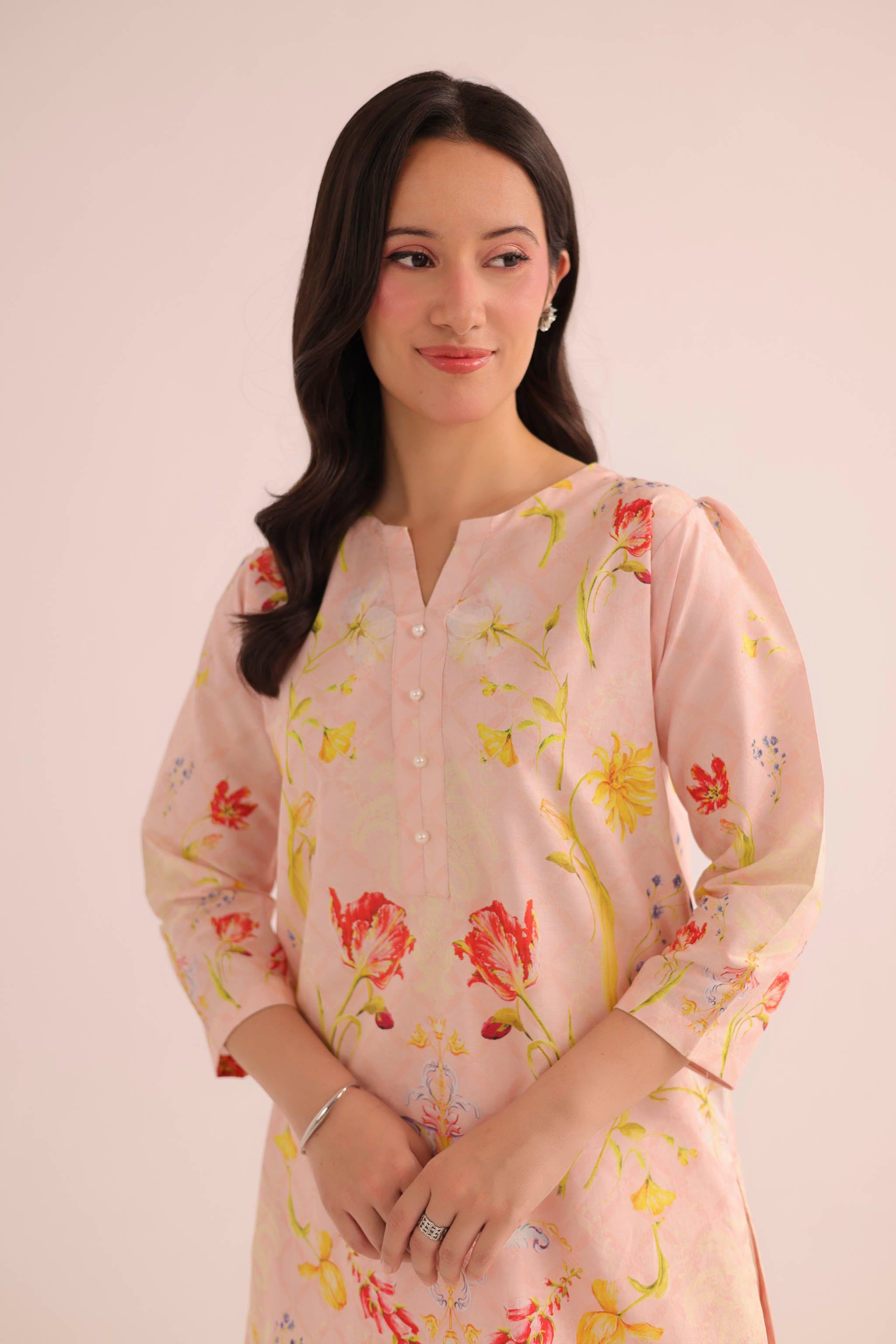 2PC Summer Lawn Dress- PRT L42728