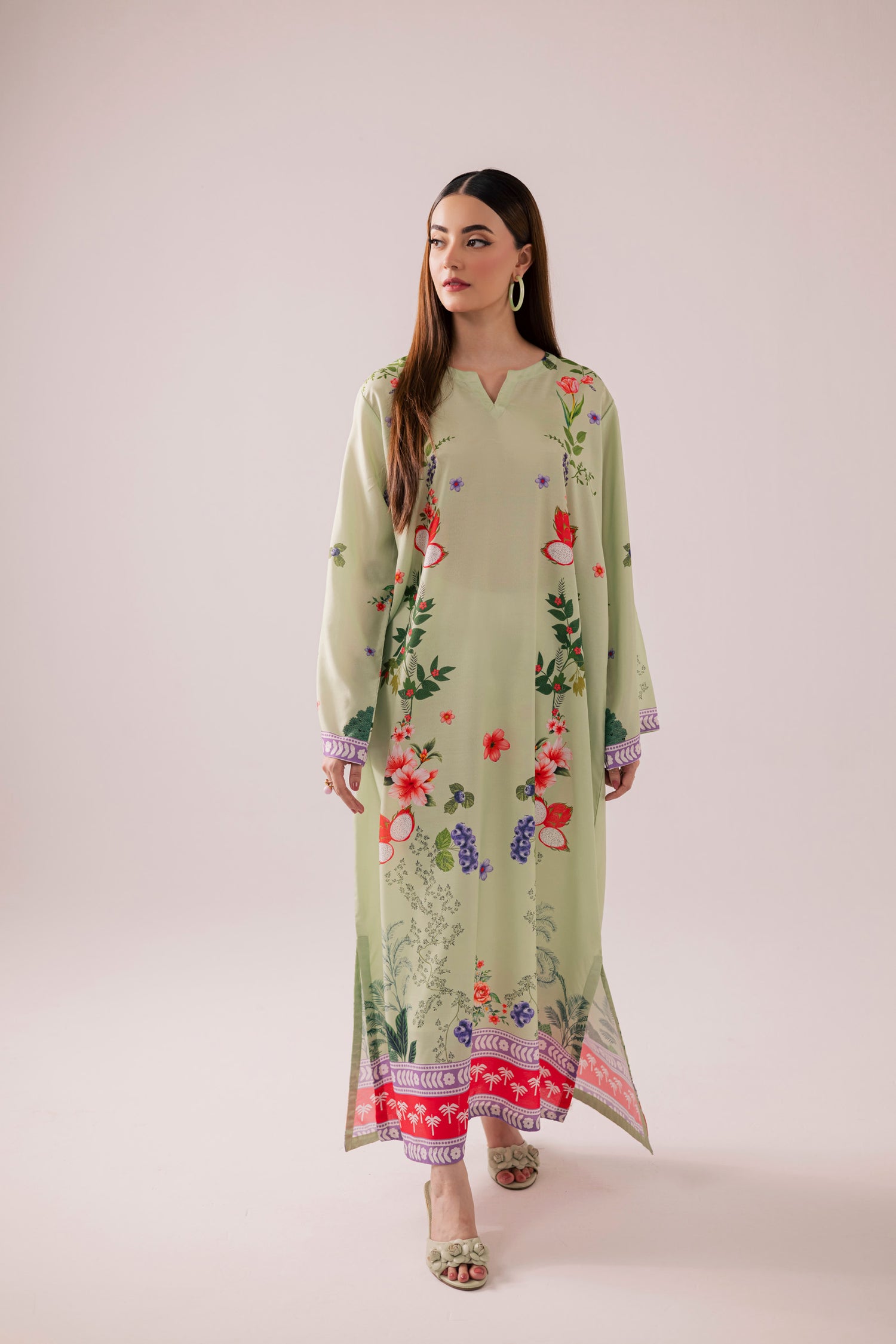 KF43 - Printed Kaftaan