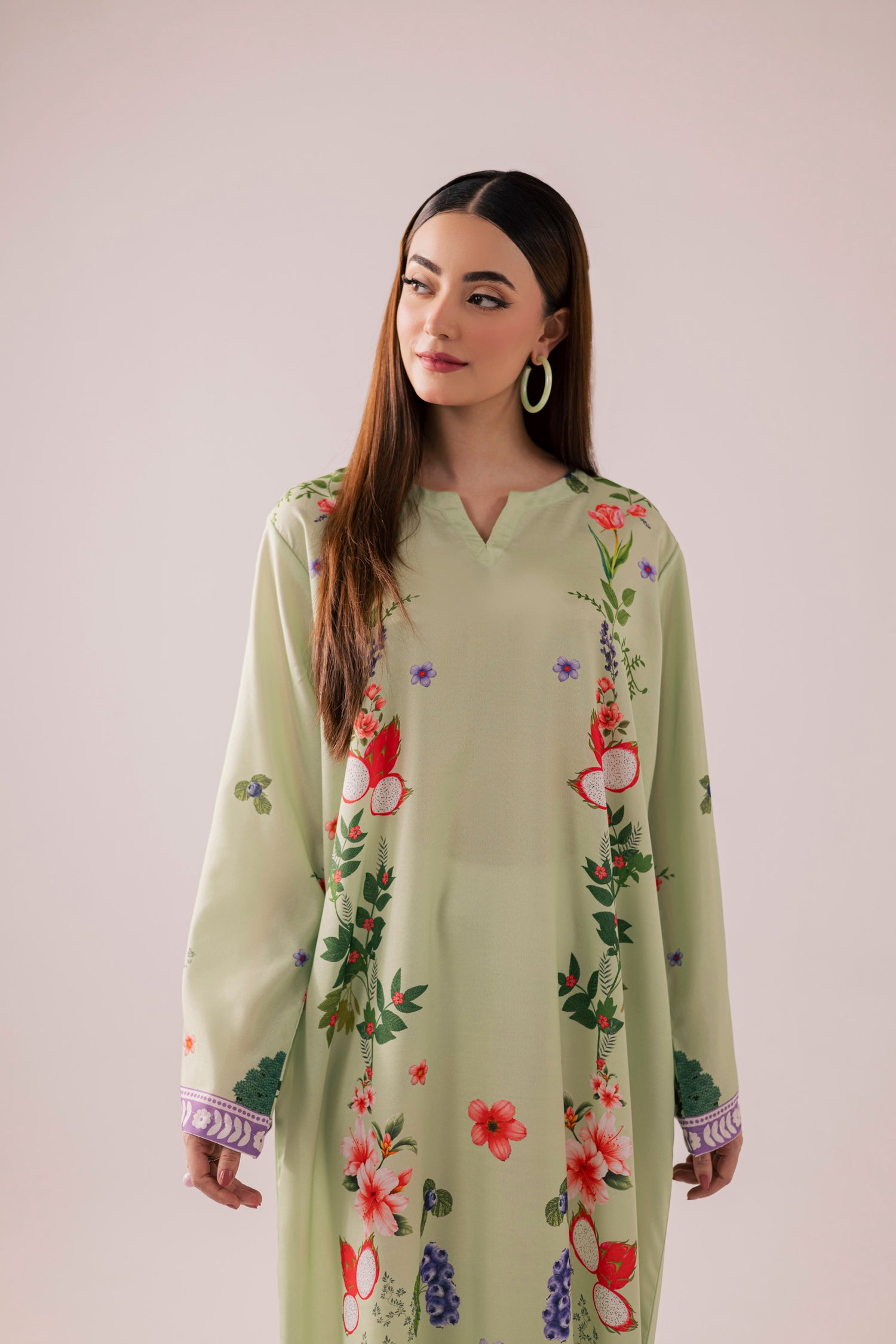 KF43 - Printed Kaftaan