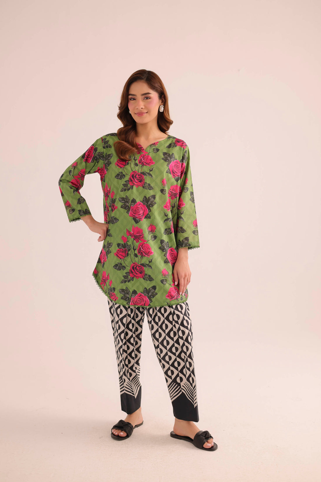 2PC Summer Lawn Dress- PRT L42180