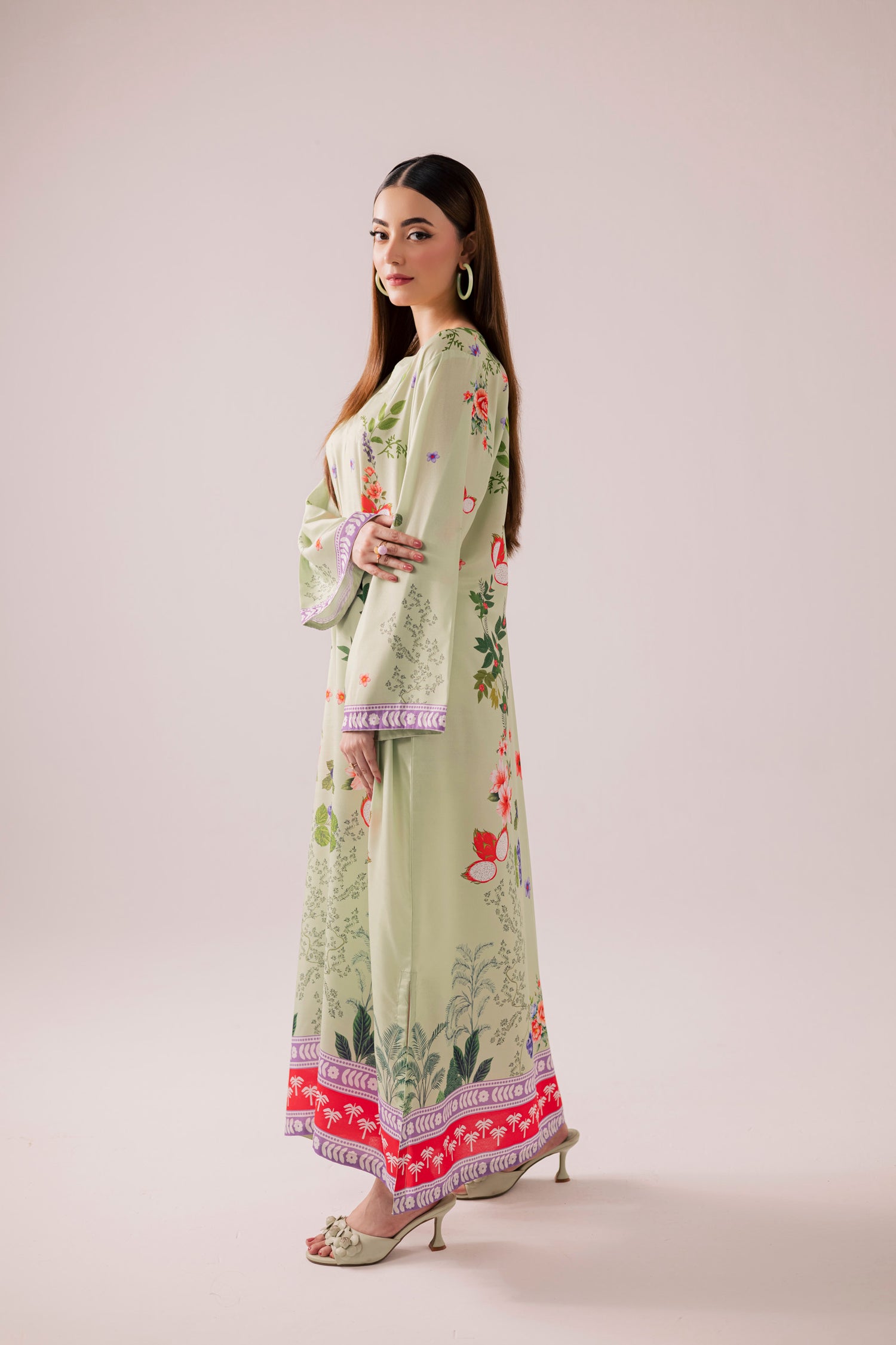 KF43 - Printed Kaftaan