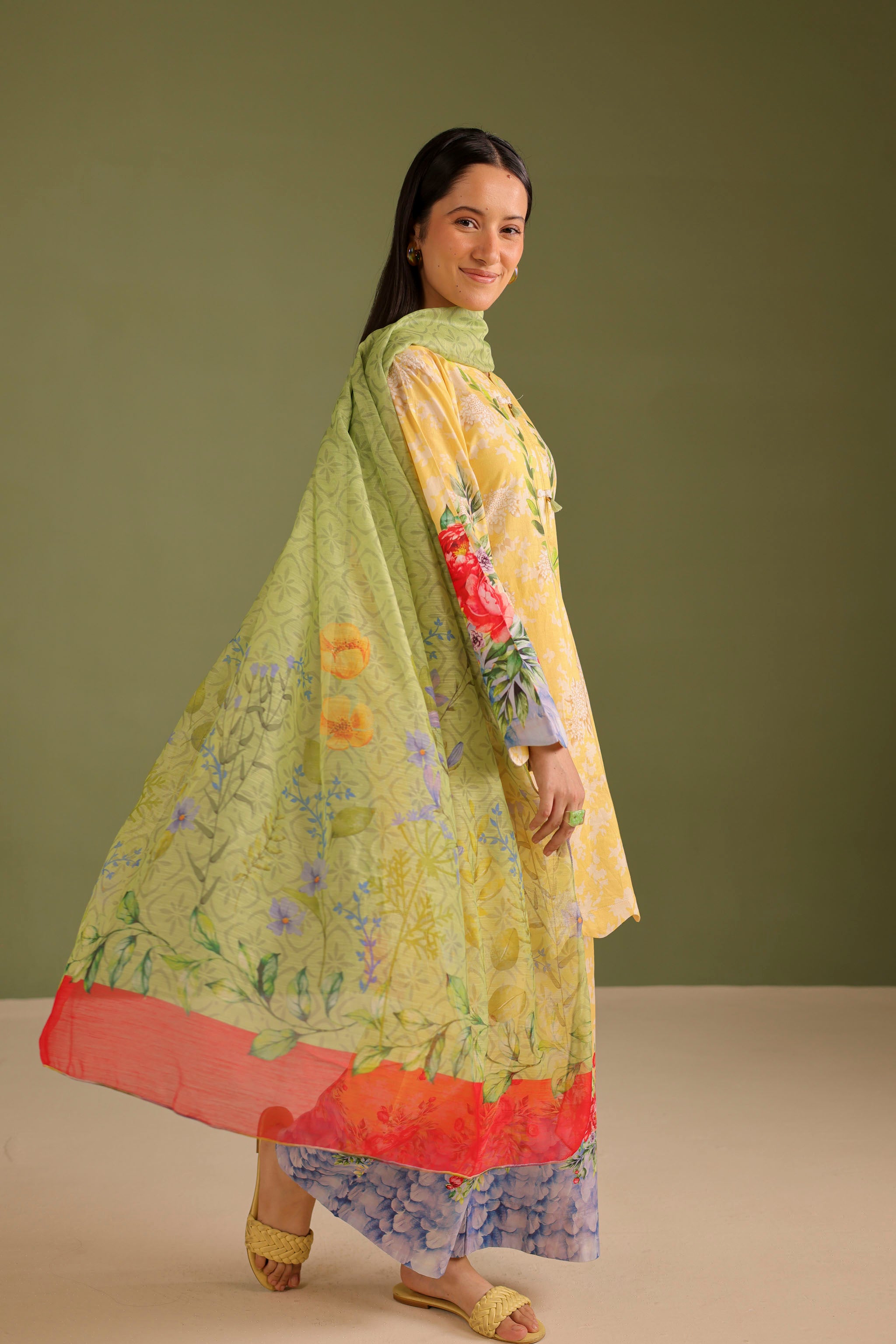3PC Printed Lawn Suit - 42657