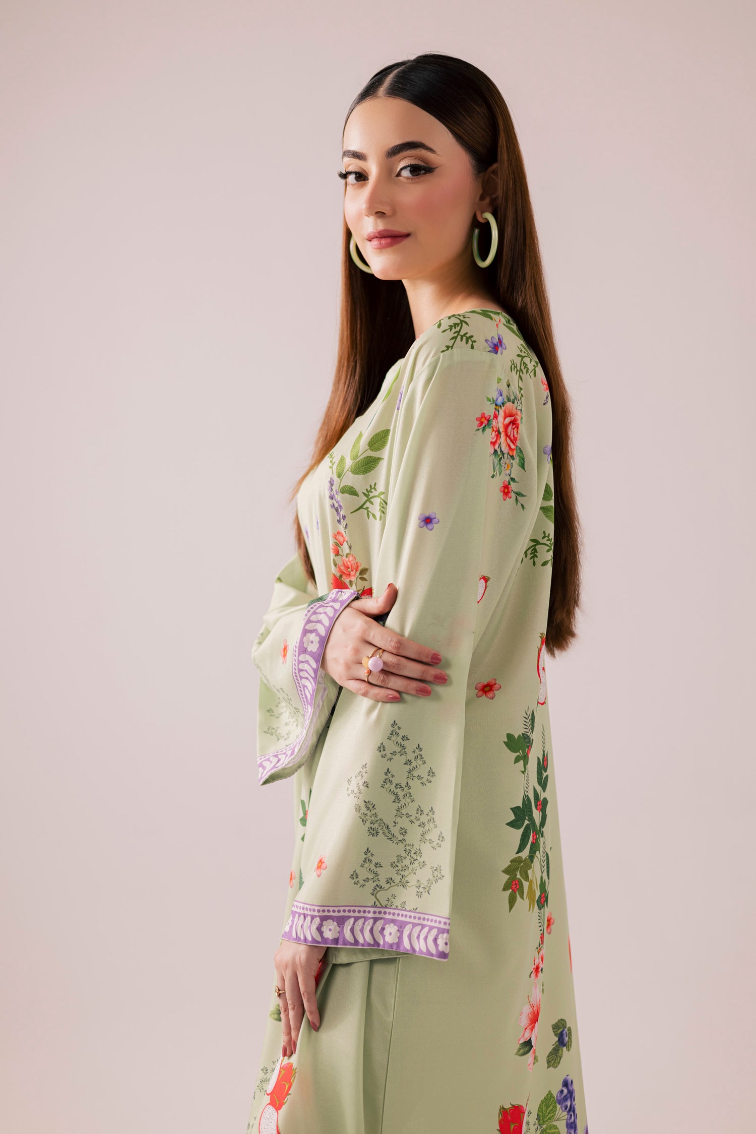 KF43 - Printed Kaftaan