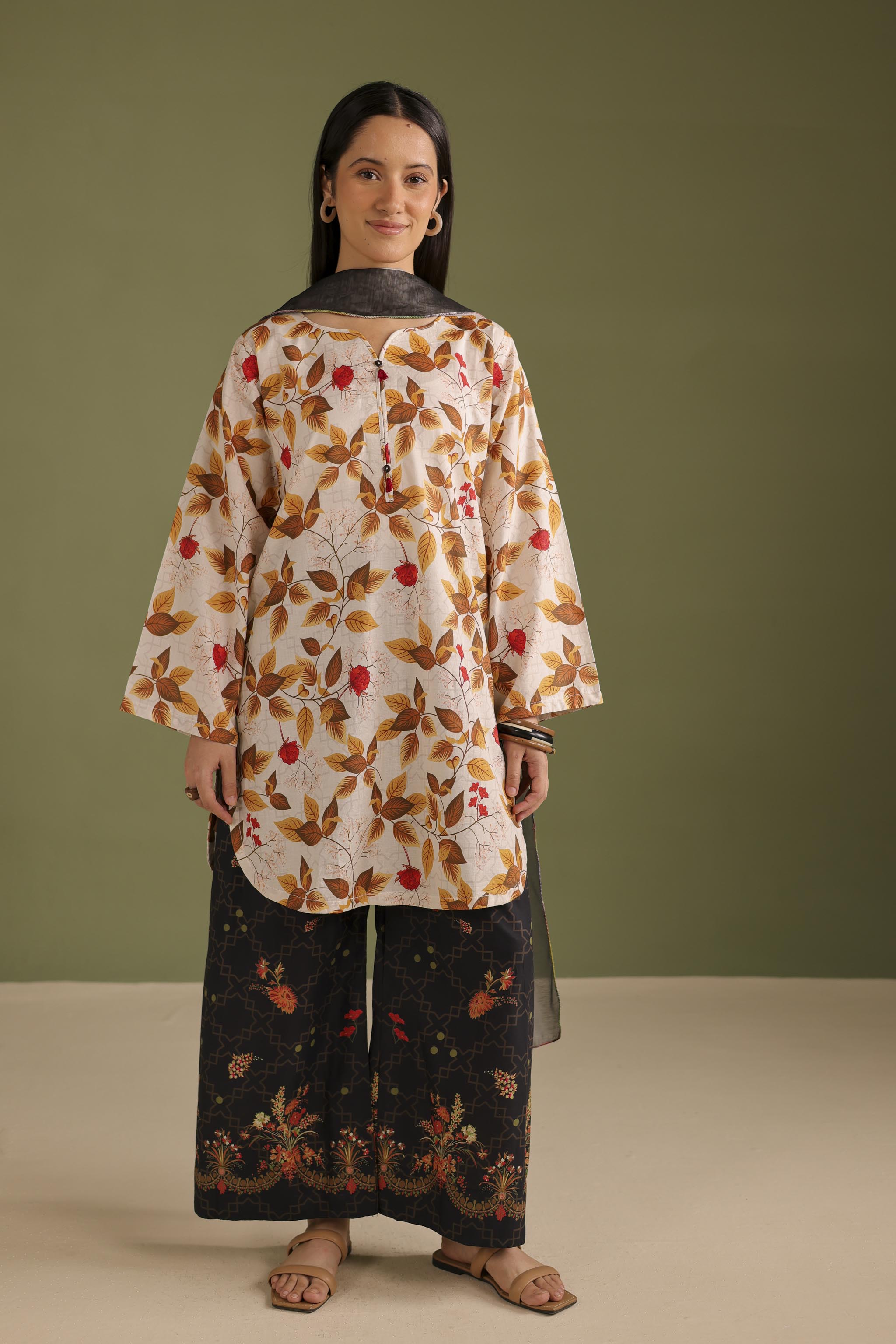 3PC Printed Lawn Suit - 42670