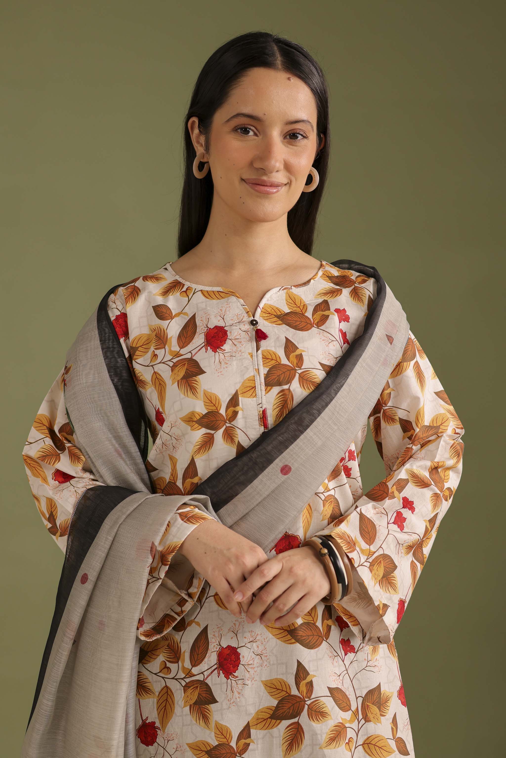 3PC Printed Lawn Suit - 42670