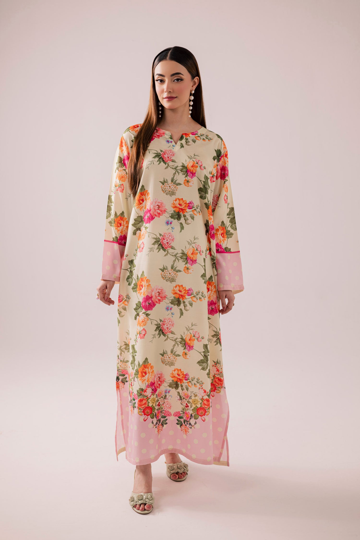 KF44 - Printed Kaftaan