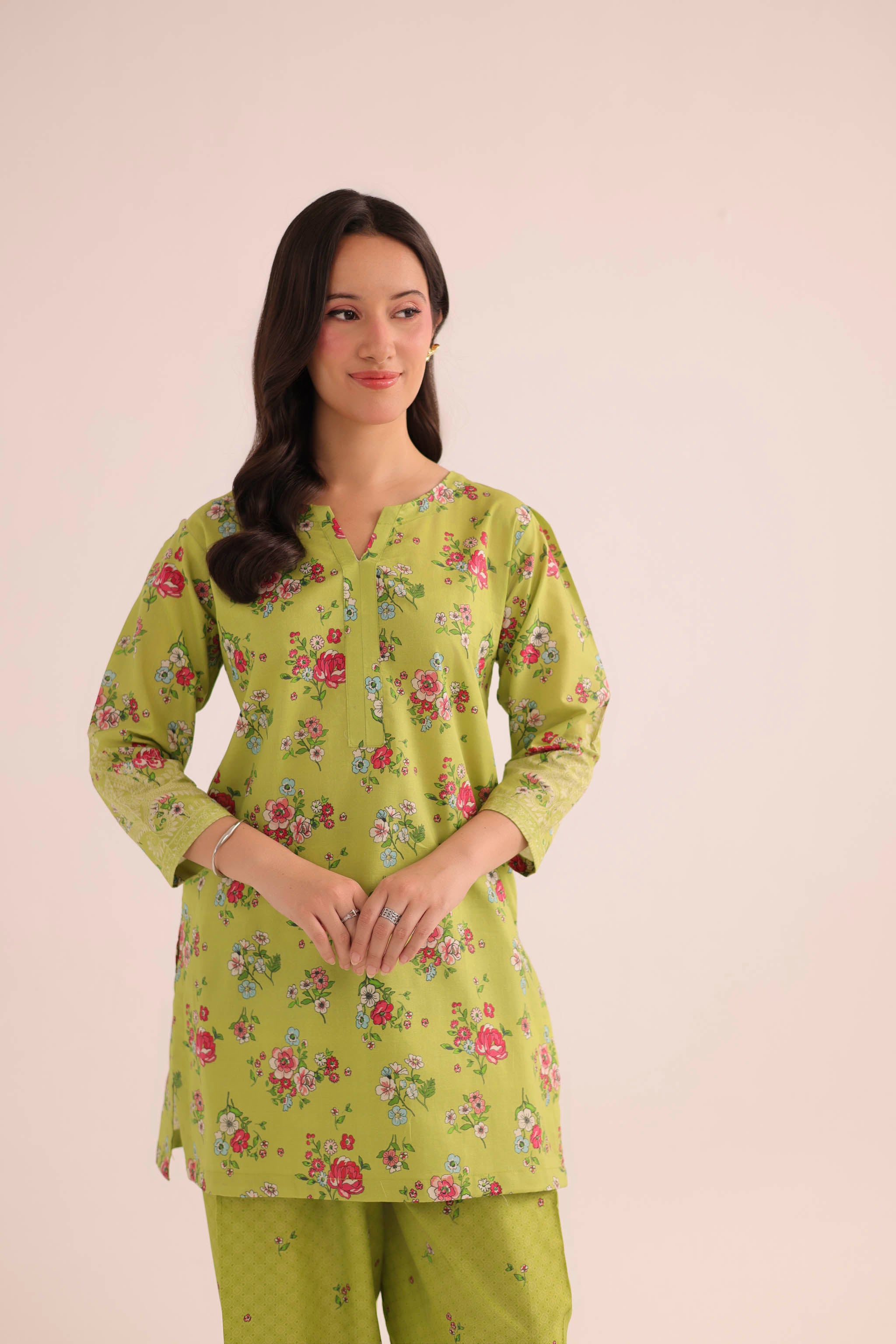 2PC Summer Lawn Dress- PRT L42960