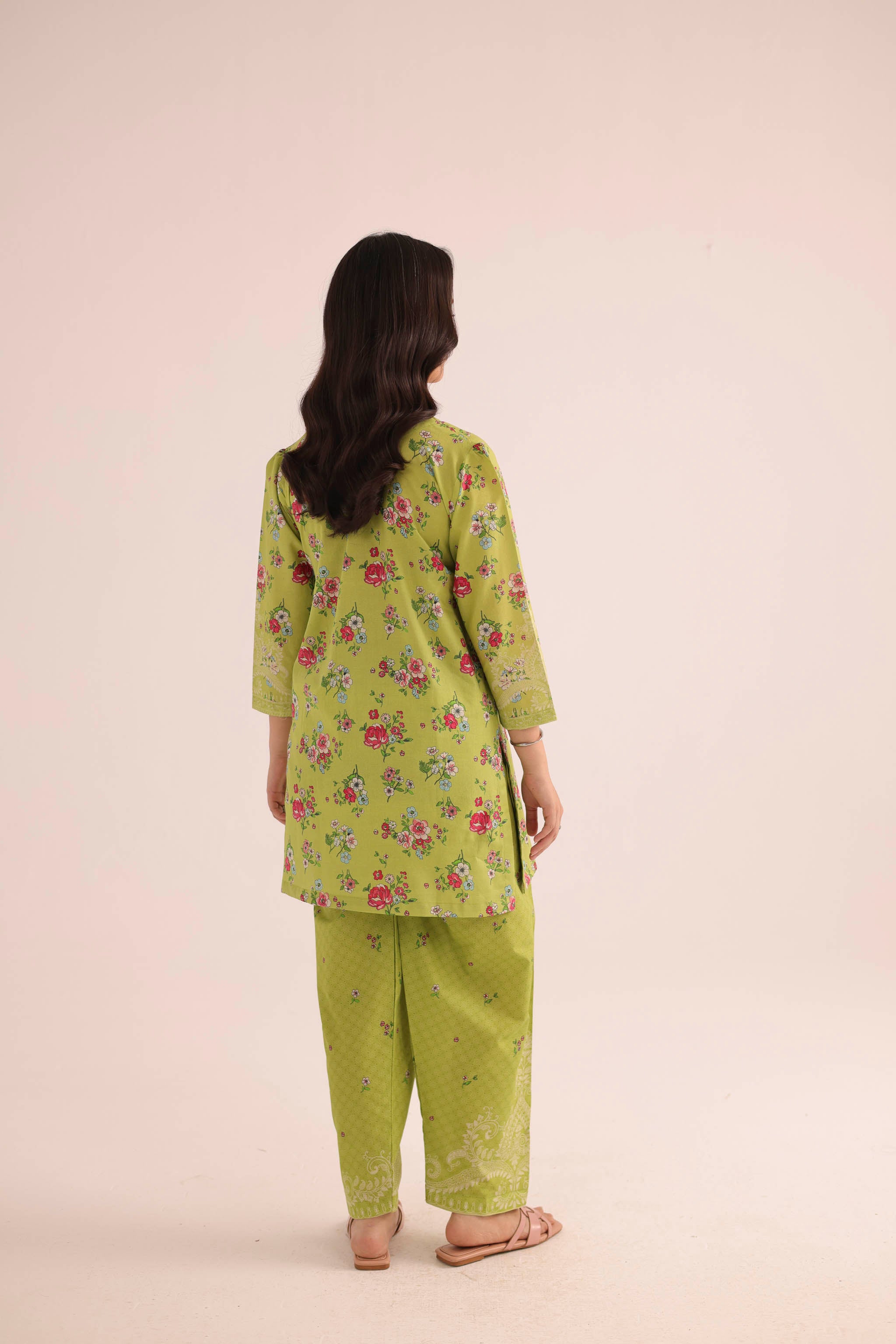 2PC Summer Lawn Dress- PRT L42960