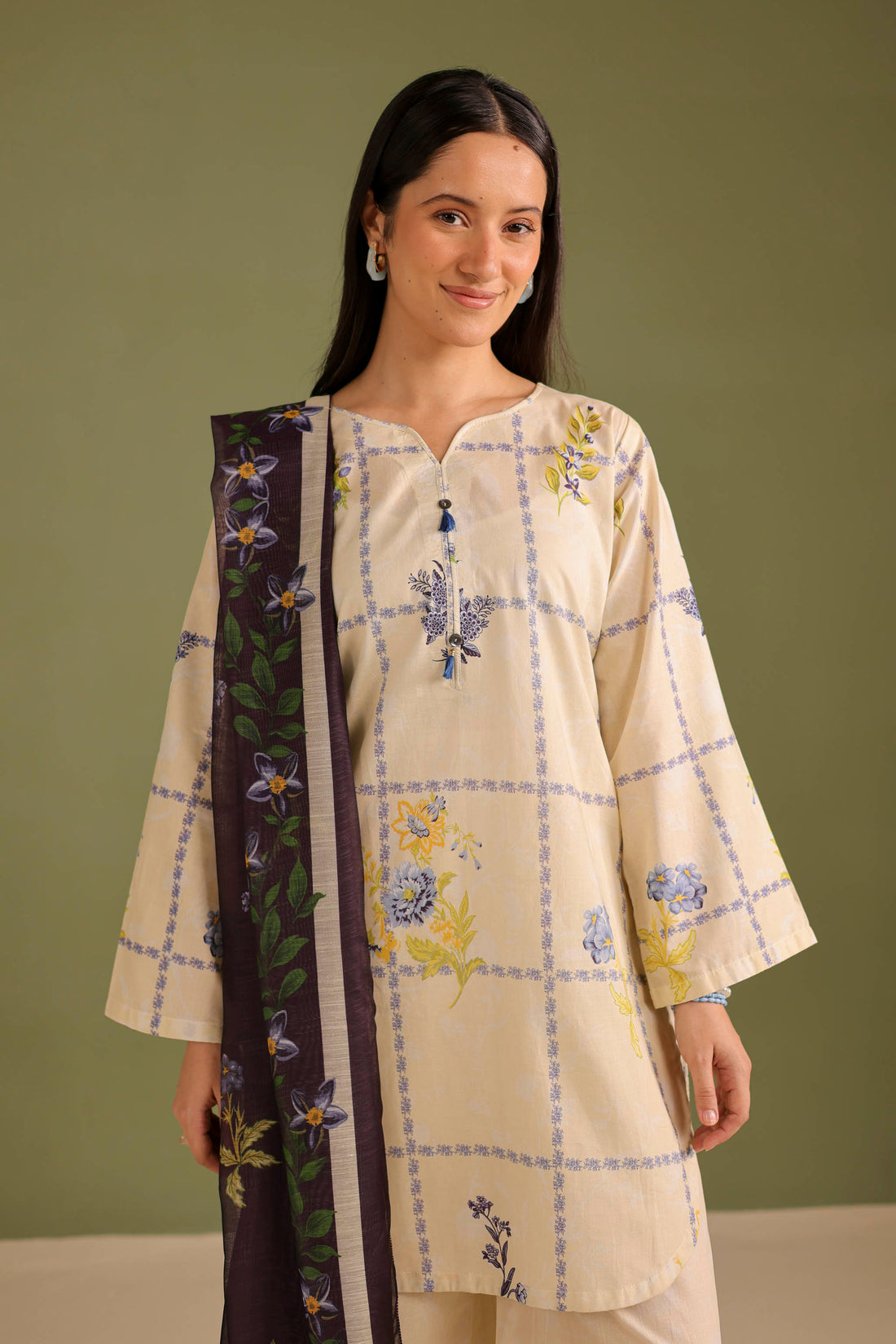 3PC Printed Lawn Suit - 42668