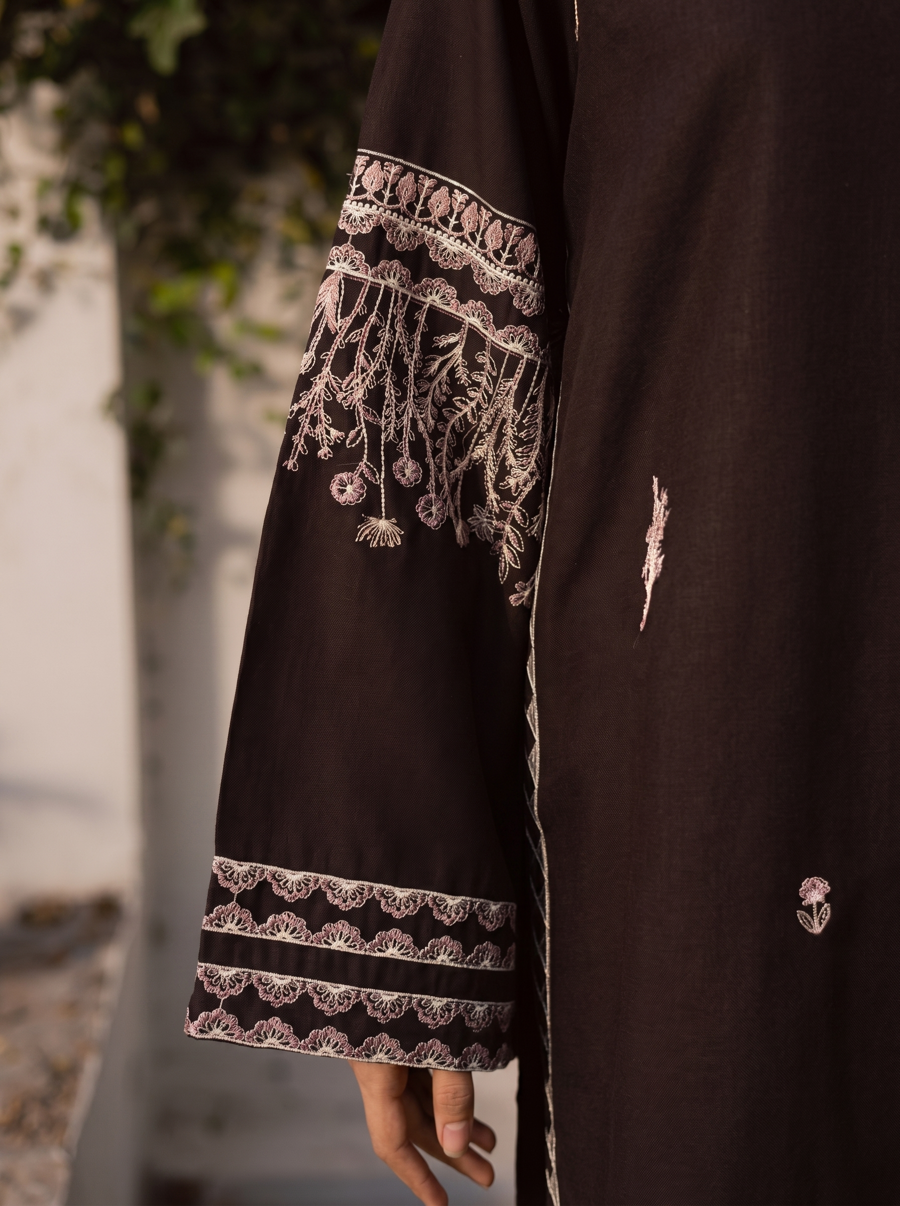 2PC Summer Embroidered Dress - 1220