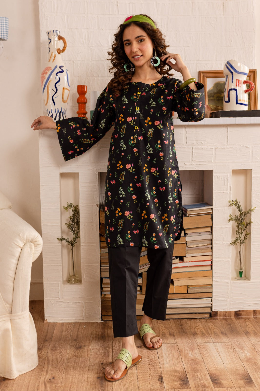 1PC Printed Kurti - PK02