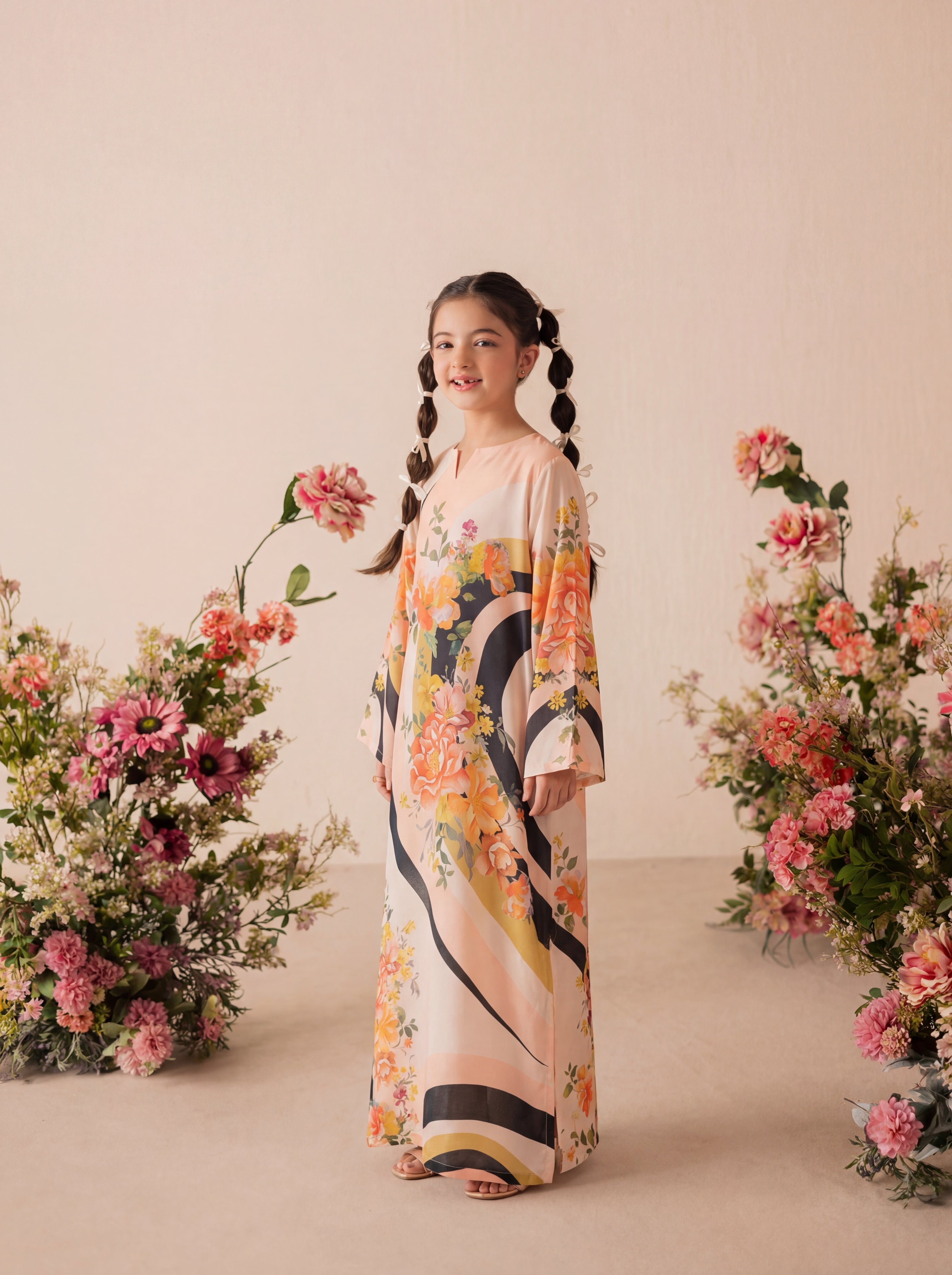 KF07-Kids Summer Kaftan