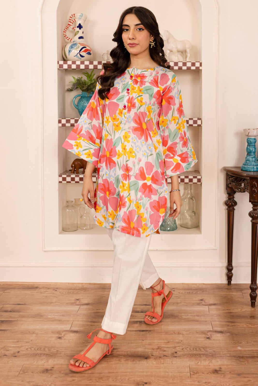 1PC Printed Kurti - PK11